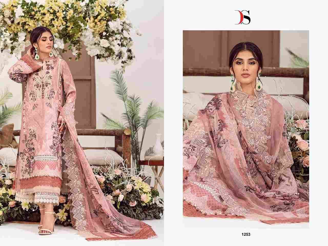 Jade Needle Wonder-2025 Vol-3 By Deepsy Suits 1251 To 1258 Series Pakistani Stylish Beautiful Colourful Printed & Embroidered Party Wear & Occasional Wear Pure Cotton Dresses At Wholesale Price