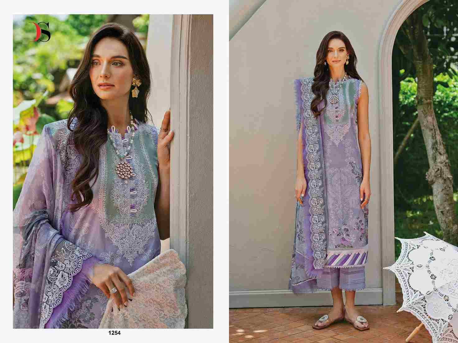 Jade Needle Wonder-2025 Vol-3 By Deepsy Suits 1251 To 1258 Series Pakistani Stylish Beautiful Colourful Printed & Embroidered Party Wear & Occasional Wear Pure Cotton Dresses At Wholesale Price