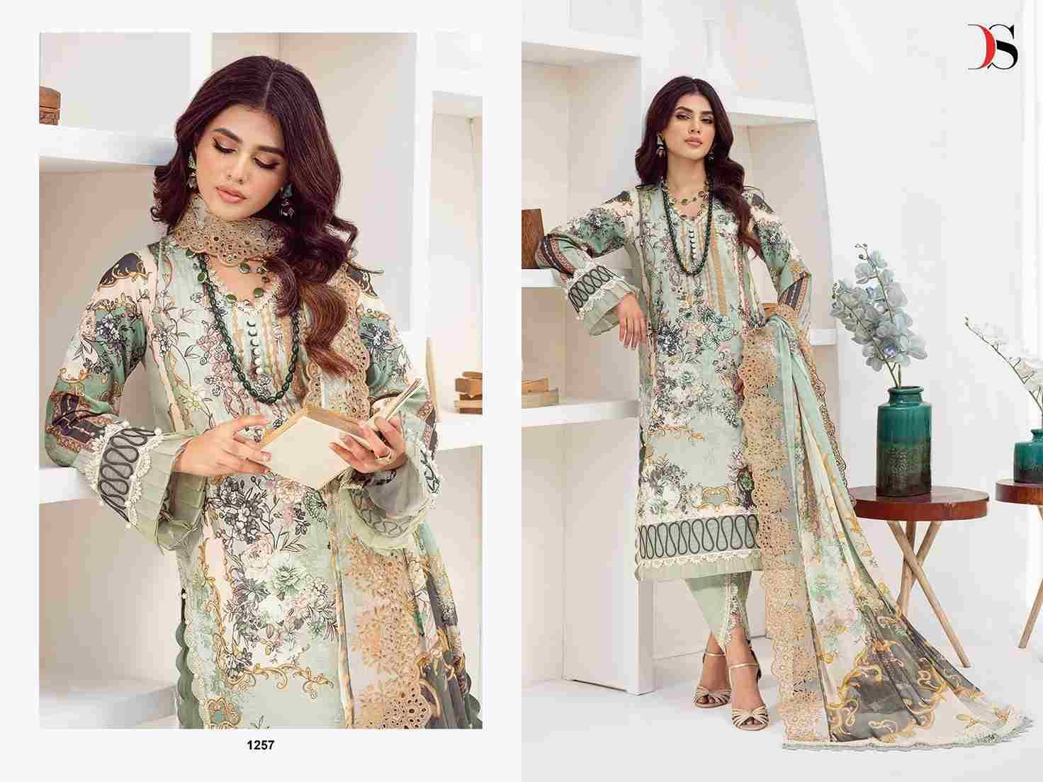 Jade Needle Wonder-2025 Vol-3 By Deepsy Suits 1251 To 1258 Series Pakistani Stylish Beautiful Colourful Printed & Embroidered Party Wear & Occasional Wear Pure Cotton Dresses At Wholesale Price