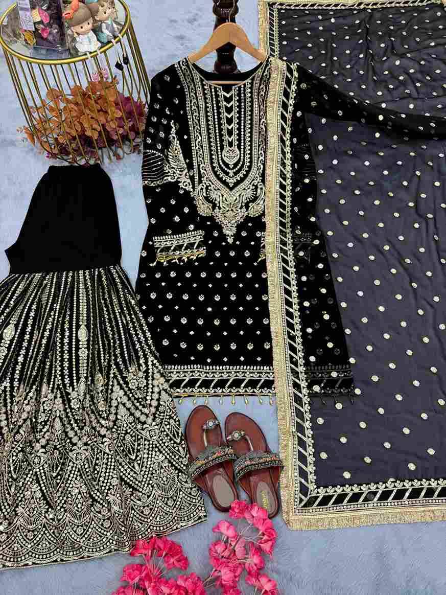 Sf-1045 By Fashid Wholesale 01 To 03 Series Beautiful Festive Suits Colorful Stylish Fancy Casual Wear & Ethnic Wear Heavy Faux Georgette Dresses At Wholesale Price