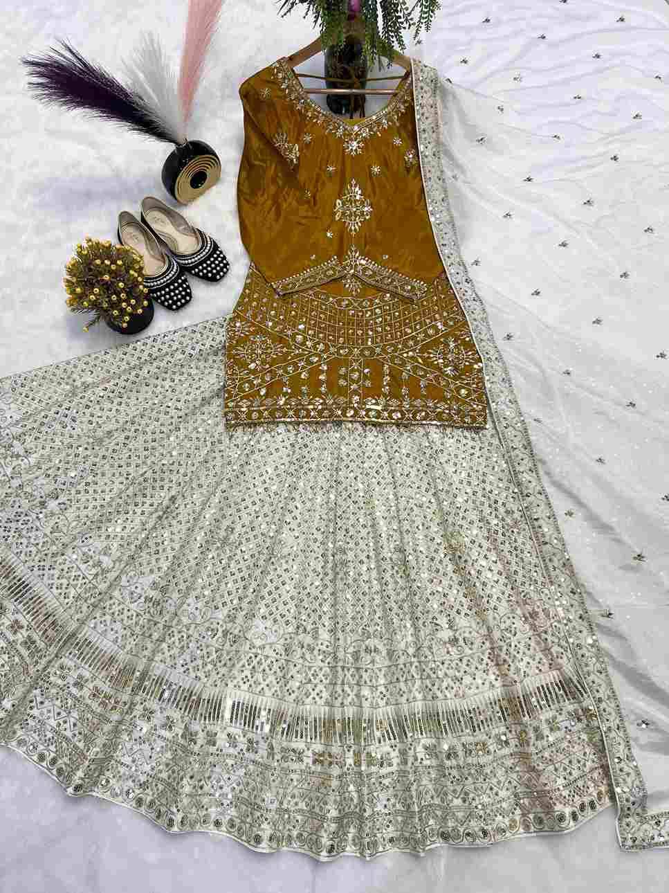 Sf-1048 By Fashid Wholesale Wear Collection Beautiful Stylish Colorful Fancy Party Wear & Occasional Wear Chinnon Silk Lehengas At Wholesale Price
