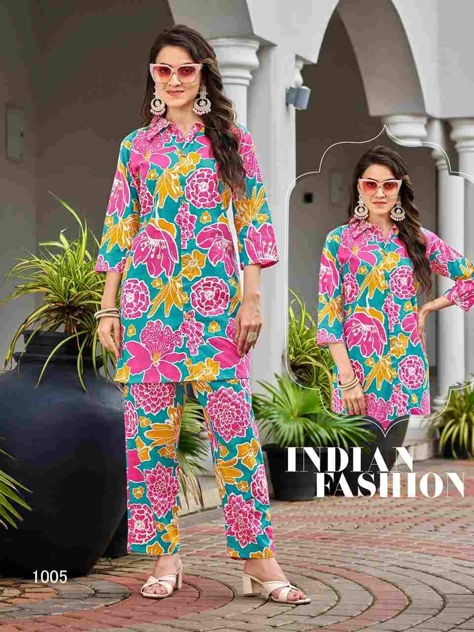 Summer Beauty Vol-1 By Sankheswer 1001 To 1008 Series Designer Stylish Fancy Colorful Beautiful Party Wear & Ethnic Wear Collection Cotton Flex Co-Ord At Wholesale Price