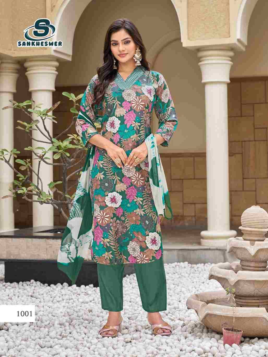 Princess By Sankheswer 1001 To 1007 Series Beautiful Festive Suits Colorful Stylish Fancy Casual Wear & Ethnic Wear Heavy Vertican Dresses At Wholesale Price