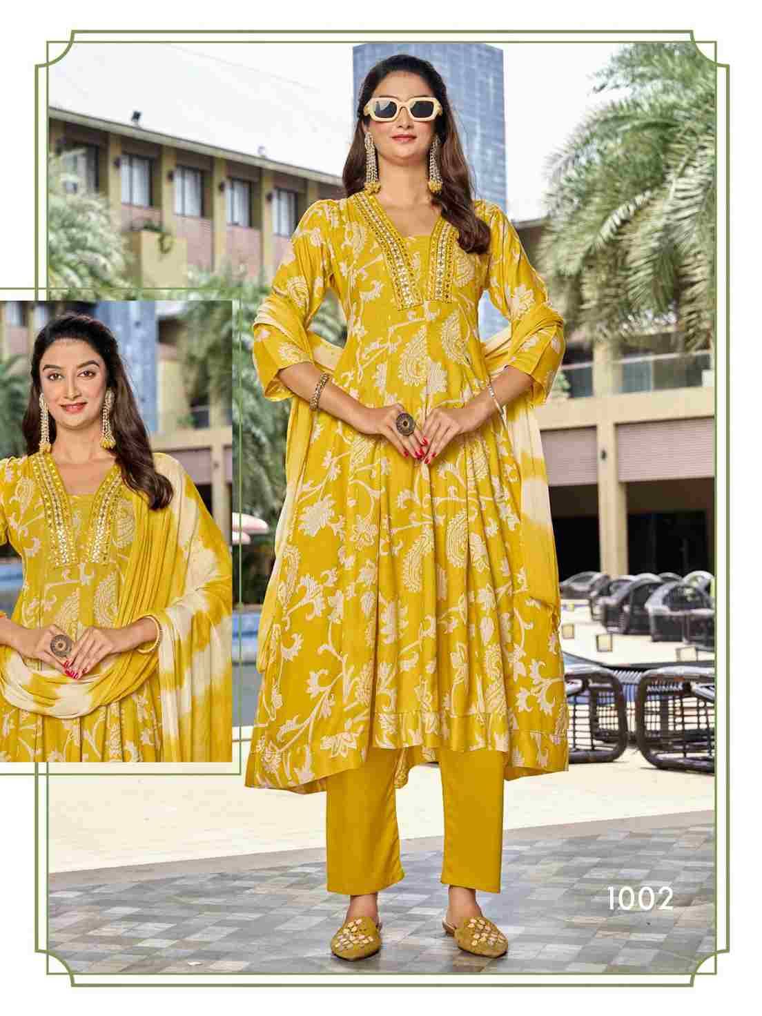 Affairs By Sankheswer 1001 To 1008 Series Beautiful Festive Suits Colorful Stylish Fancy Casual Wear & Ethnic Wear Heavy Rayon Dresses At Wholesale Price