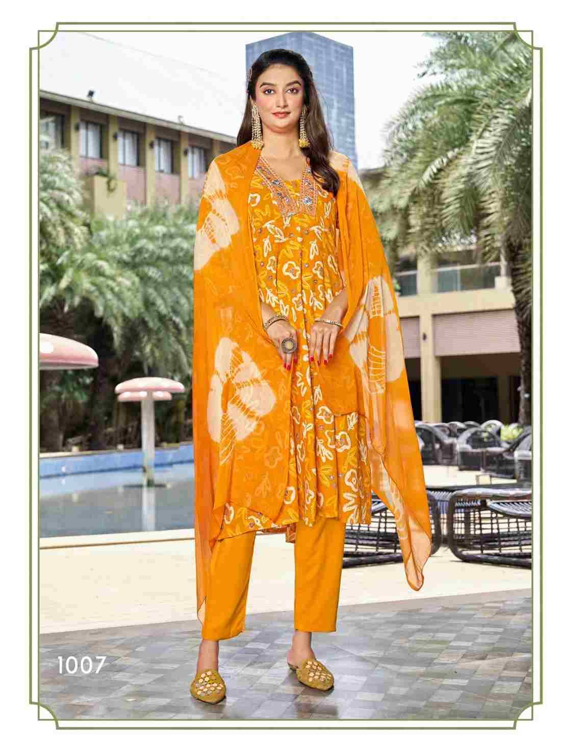 Affairs By Sankheswer 1001 To 1008 Series Beautiful Festive Suits Colorful Stylish Fancy Casual Wear & Ethnic Wear Heavy Rayon Dresses At Wholesale Price