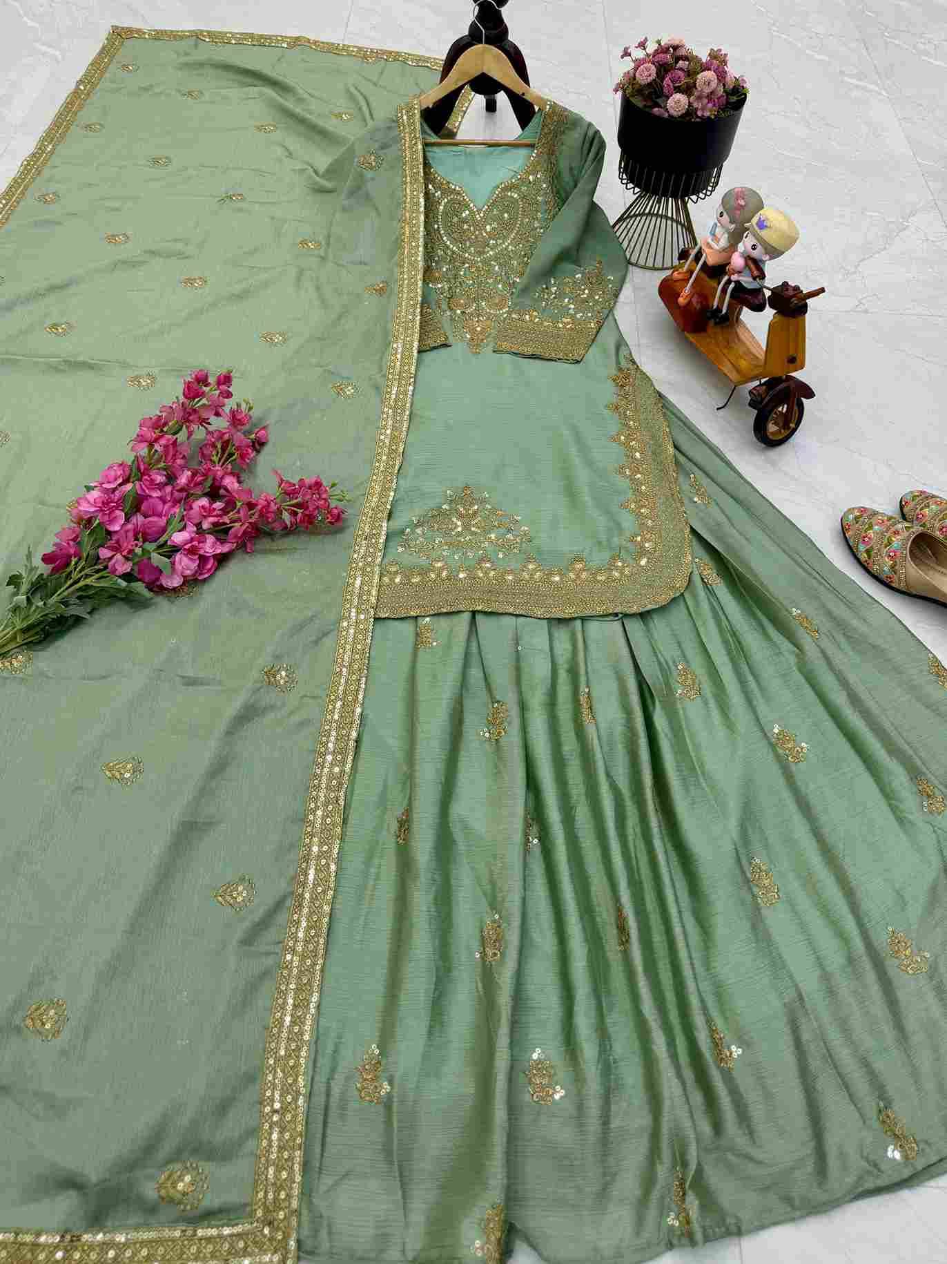 Zf-6005 By Fashid Wholesale 01 To 03 Series Beautiful Colorful Fancy Wedding Collection Occasional Wear & Party Wear Chinnon Silk Dresses At Wholesale Price