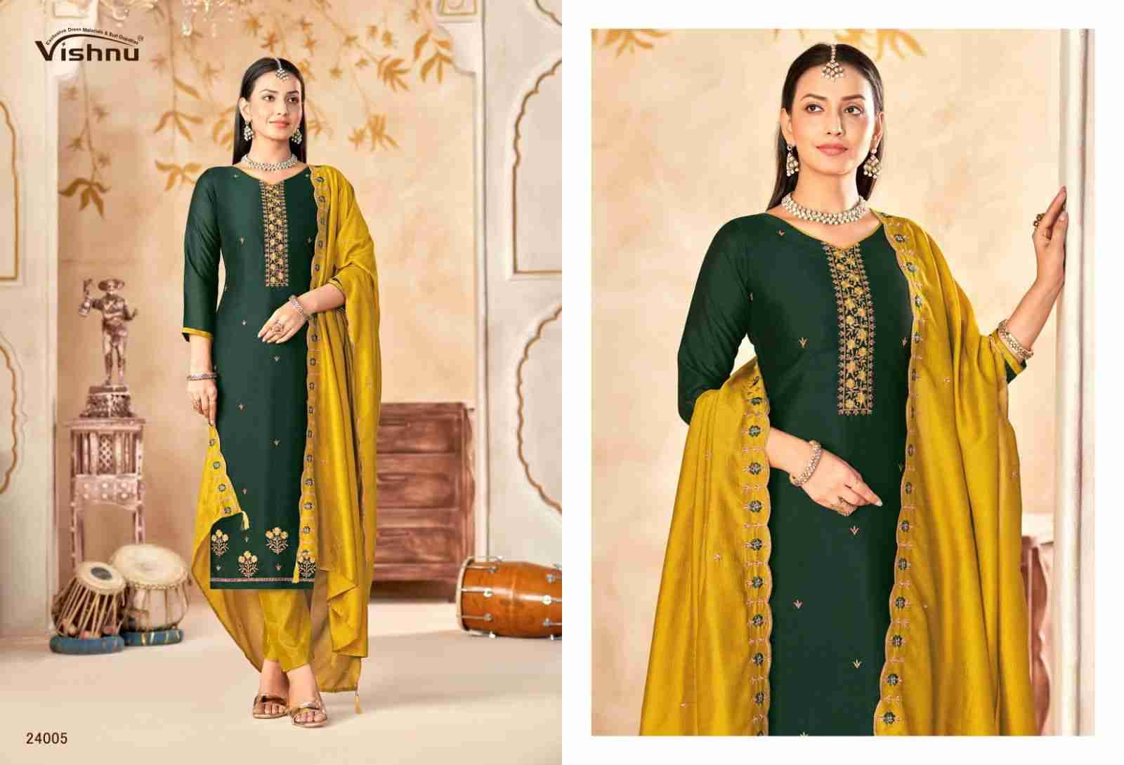 Maharang By Vishnu 24001 To 24012 Series Beautiful Stylish Festive Suits Fancy Colorful Casual Wear & Ethnic Wear & Ready To Wear Vatican Silk Print Dresses At Wholesale Price