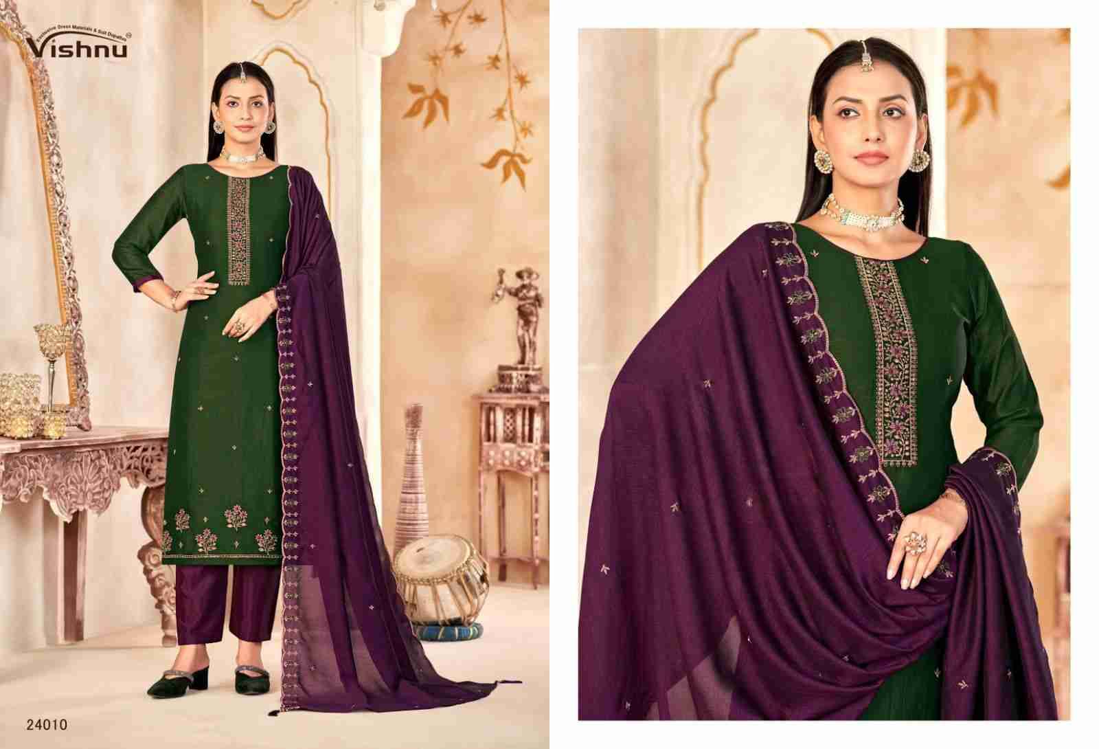 Maharang By Vishnu 24001 To 24012 Series Beautiful Stylish Festive Suits Fancy Colorful Casual Wear & Ethnic Wear & Ready To Wear Vatican Silk Print Dresses At Wholesale Price