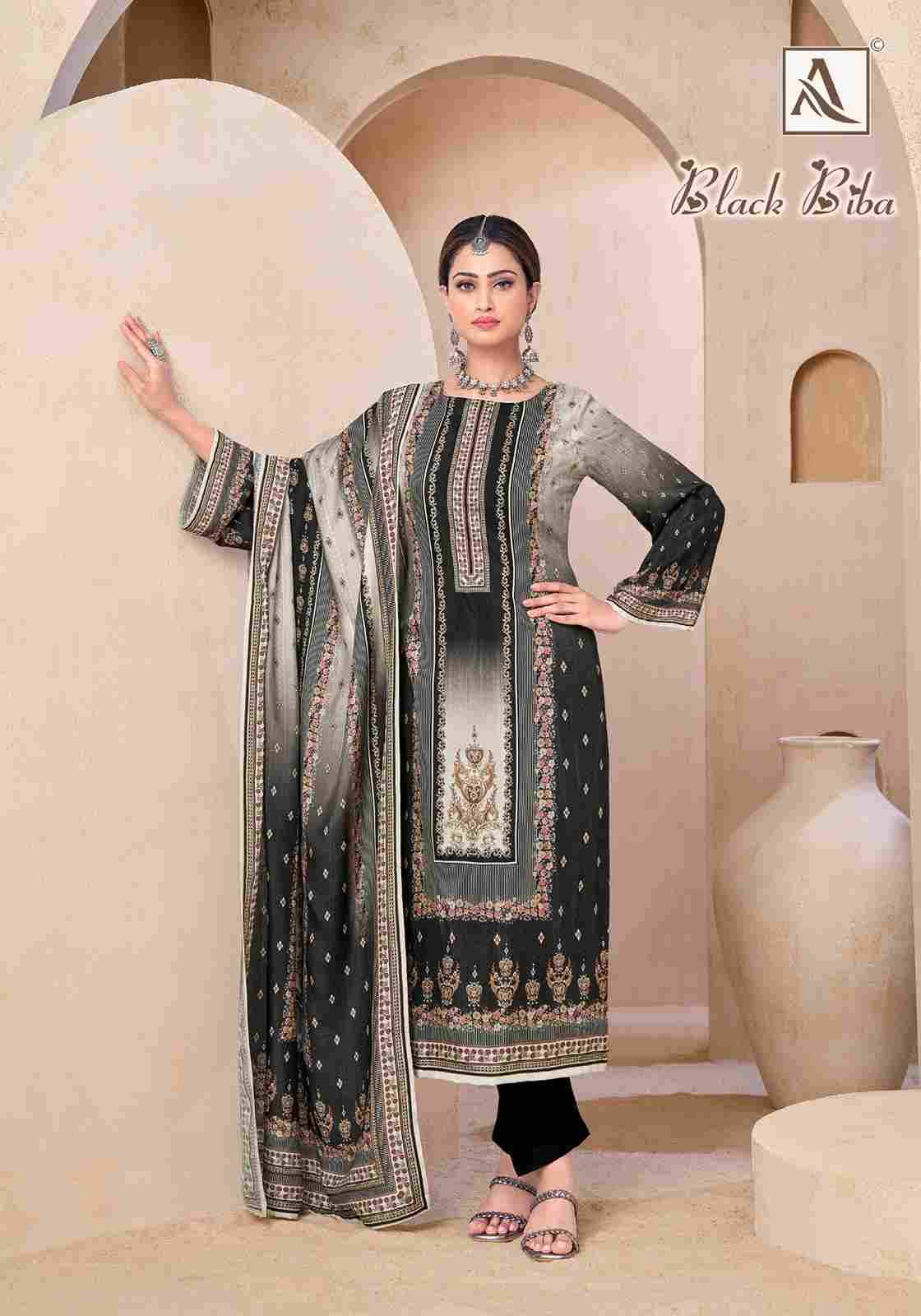 Black Biba By Alok Suit 1988-811-01 To 1988-811-10 Series Beautiful Festive Suits Stylish Fancy Colorful Casual Wear & Ethnic Wear Pure Viscose Muslin Embroidered Dresses At Wholesale Price