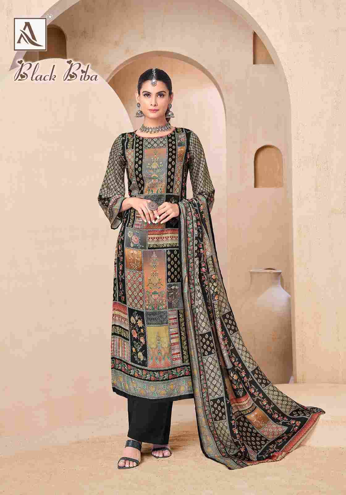 Black Biba By Alok Suit 1988-811-01 To 1988-811-10 Series Beautiful Festive Suits Stylish Fancy Colorful Casual Wear & Ethnic Wear Pure Viscose Muslin Embroidered Dresses At Wholesale Price
