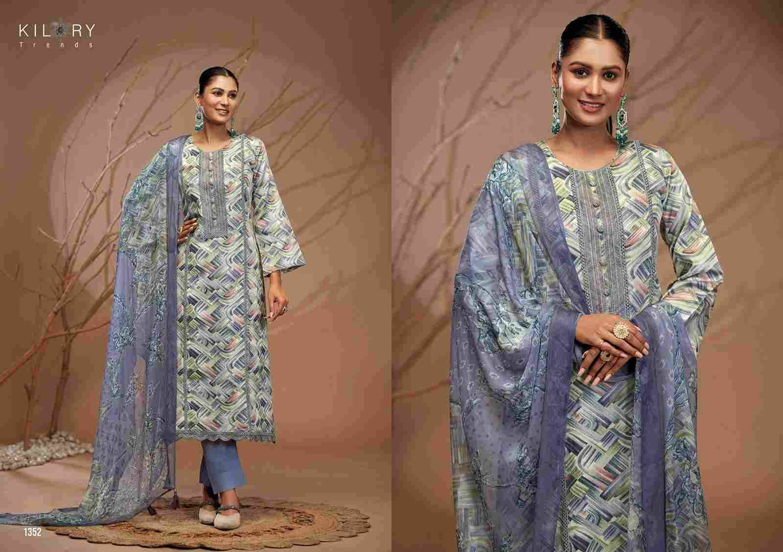 Wo Noor By Kilory 1351 To 1354 Series Beautiful Festive Suits Colorful Stylish Fancy Casual Wear & Ethnic Wear Pure Jam Cotton Dresses At Wholesale Price