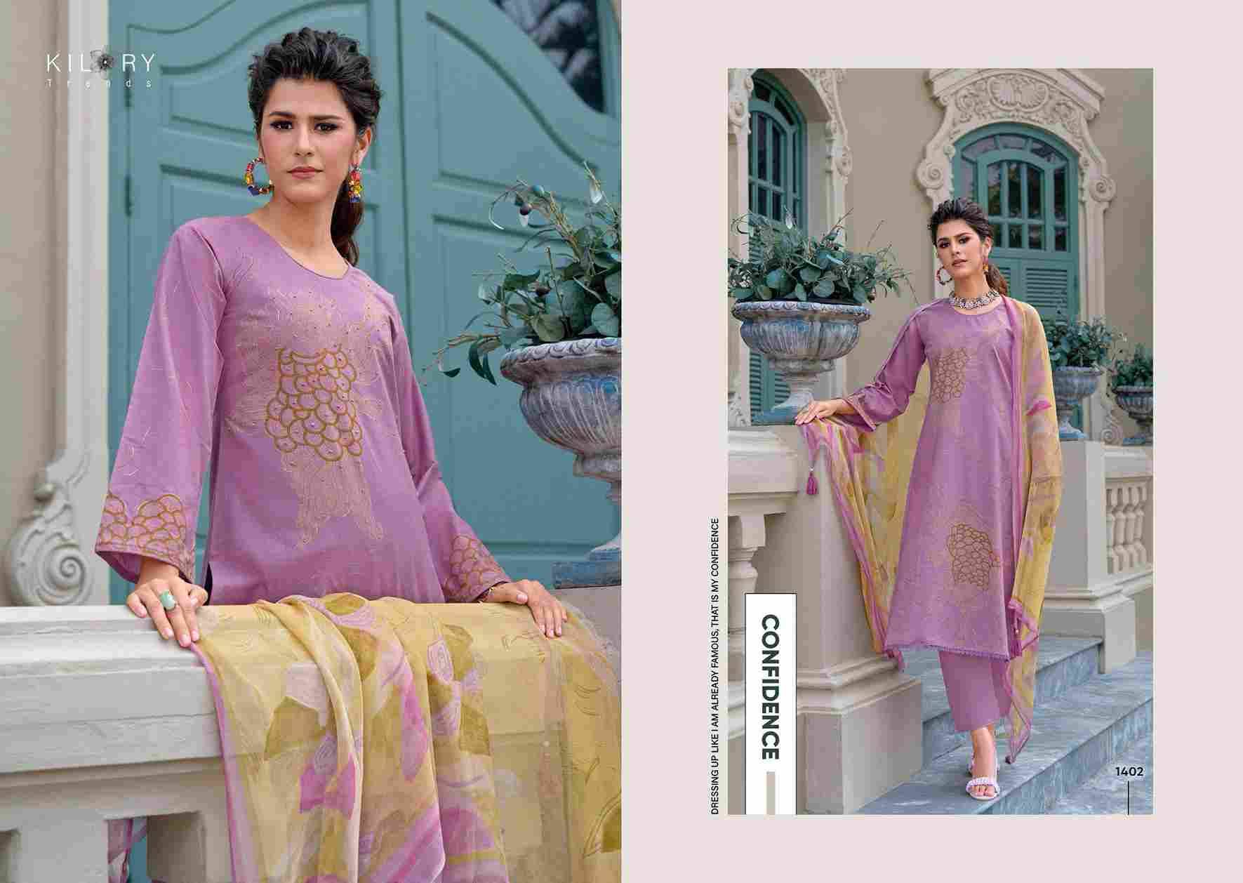 Wafa By Kilory 1401 To 1404 Series Beautiful Festive Suits Colorful Stylish Fancy Casual Wear & Ethnic Wear Pure Lawn Cotton Dresses At Wholesale Price