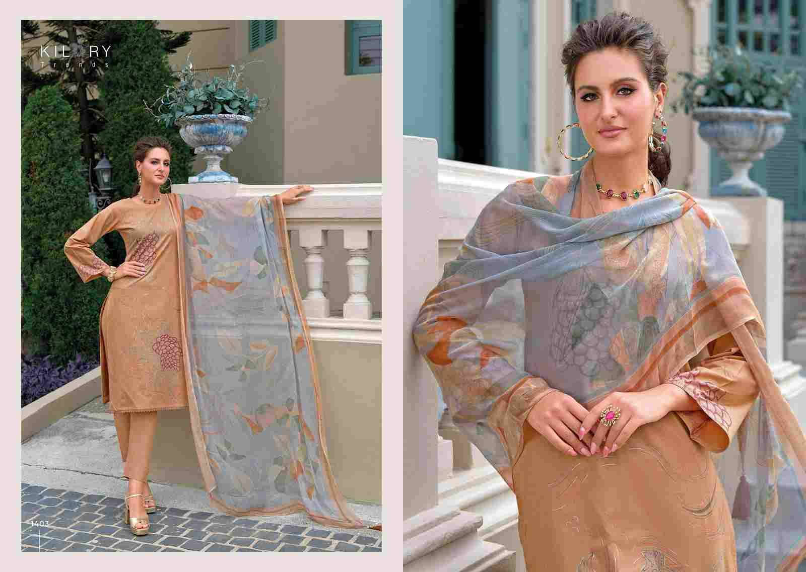 Wafa By Kilory 1401 To 1404 Series Beautiful Festive Suits Colorful Stylish Fancy Casual Wear & Ethnic Wear Pure Lawn Cotton Dresses At Wholesale Price