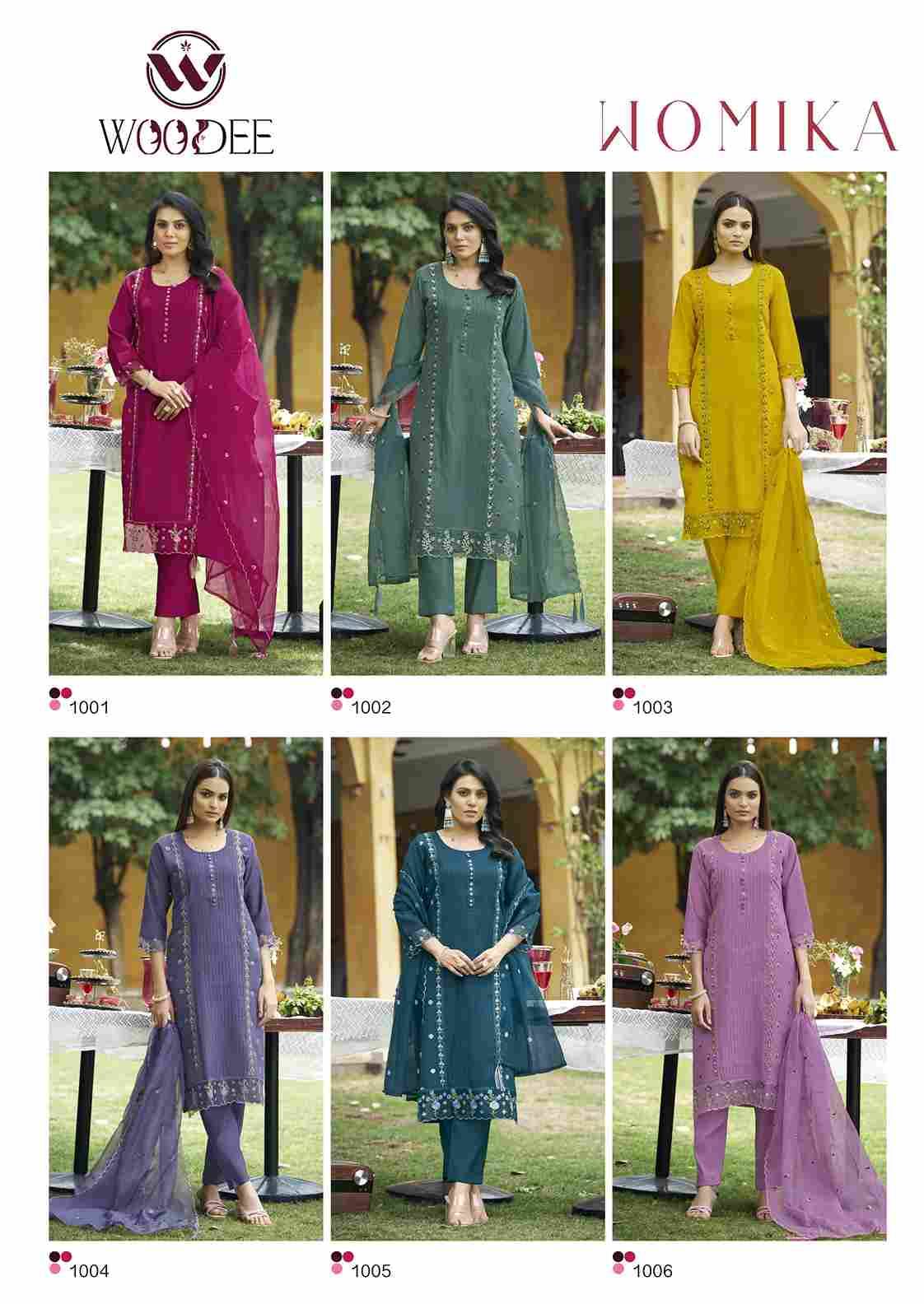 Womika By Woodee 1001 To 1006 Series Designer Stylish Fancy Colorful Beautiful Party Wear & Ethnic Wear Collection Premium Cotton Dresses At Wholesale Price