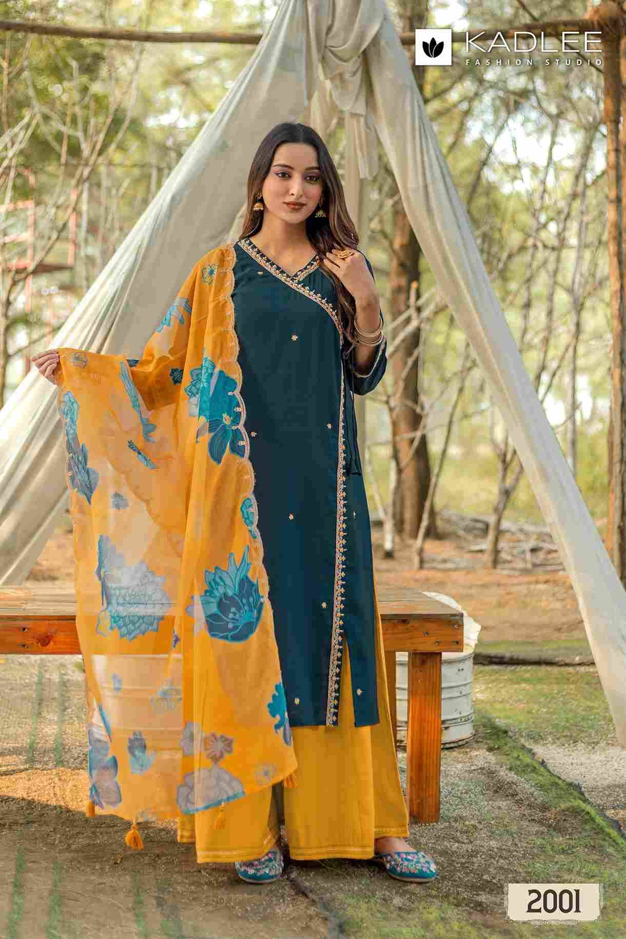 Ranisa By Kadlee 2001 To 2006 Series Beautiful Festive Suits Colorful Stylish Fancy Casual Wear & Ethnic Wear Viscose Dresses At Wholesale Price