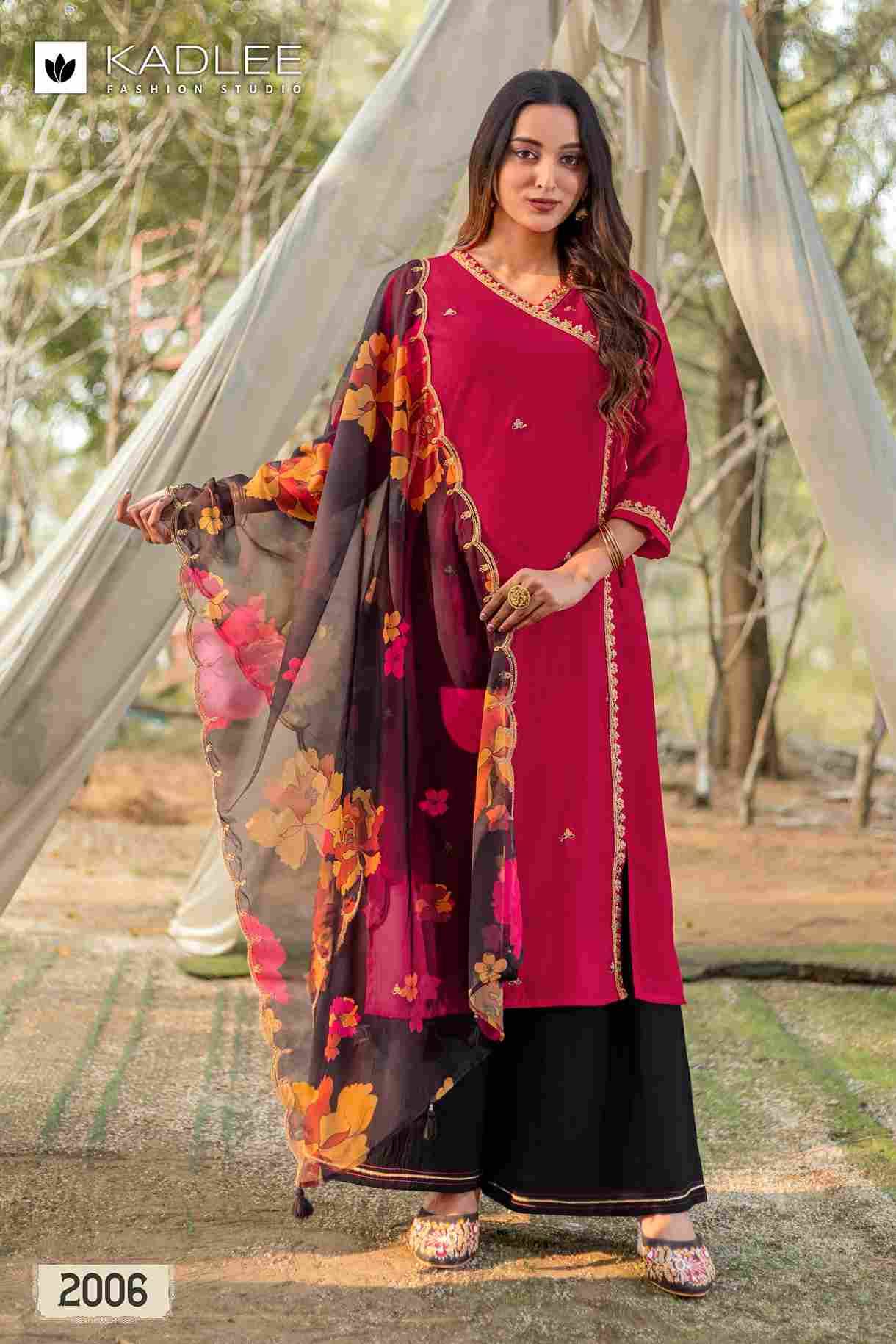 Ranisa By Kadlee 2001 To 2006 Series Beautiful Festive Suits Colorful Stylish Fancy Casual Wear & Ethnic Wear Viscose Dresses At Wholesale Price