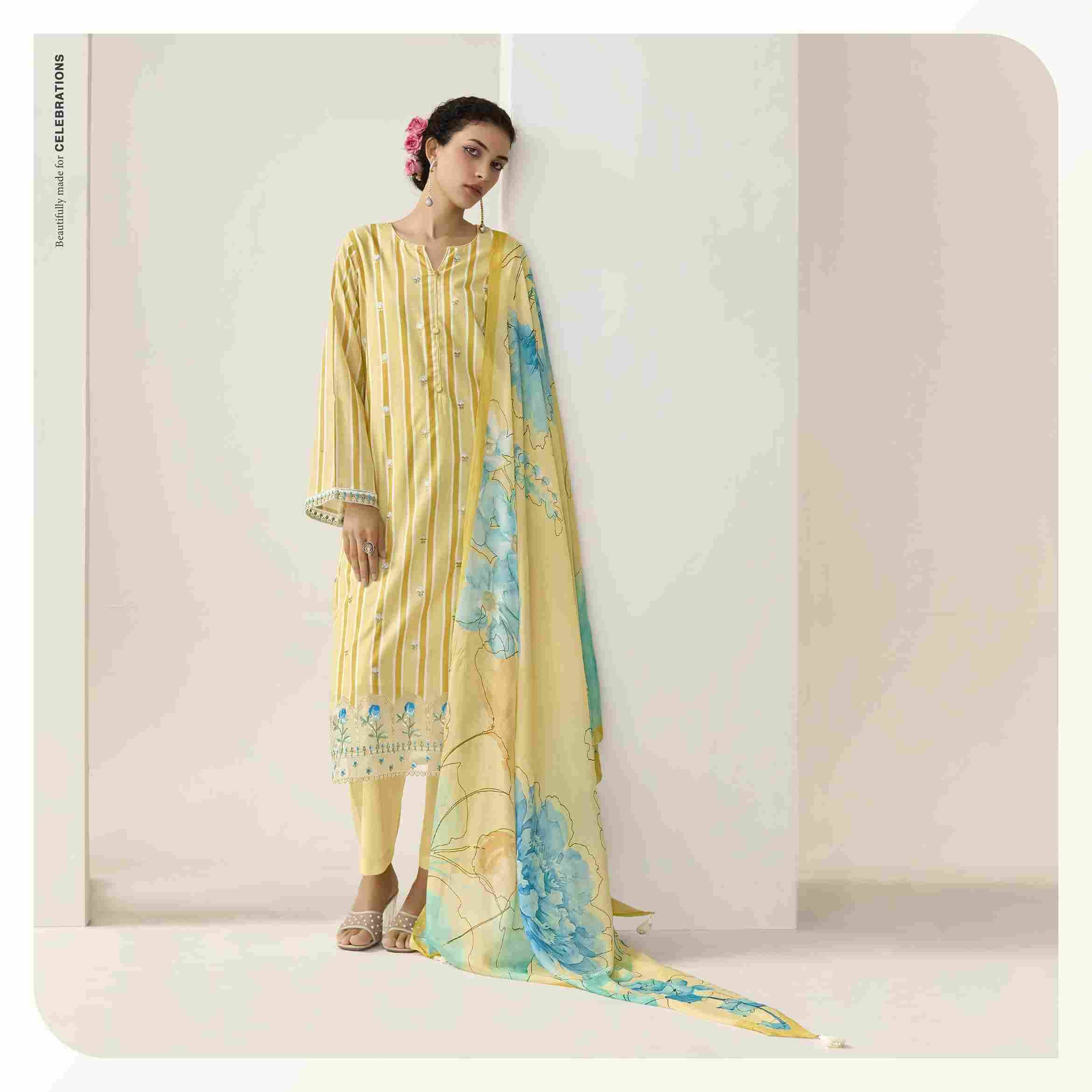 Cora By Sohni 381 To 384 Series Beautiful Suits Colorful Stylish Fancy Casual Wear & Ethnic Wear Pure Muslin Dresses At Wholesale Price