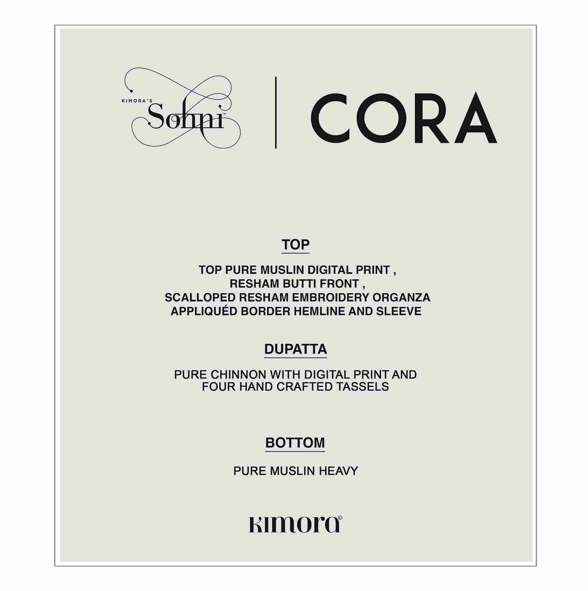 Cora By Sohni 381 To 384 Series Beautiful Suits Colorful Stylish Fancy Casual Wear & Ethnic Wear Pure Muslin Dresses At Wholesale Price