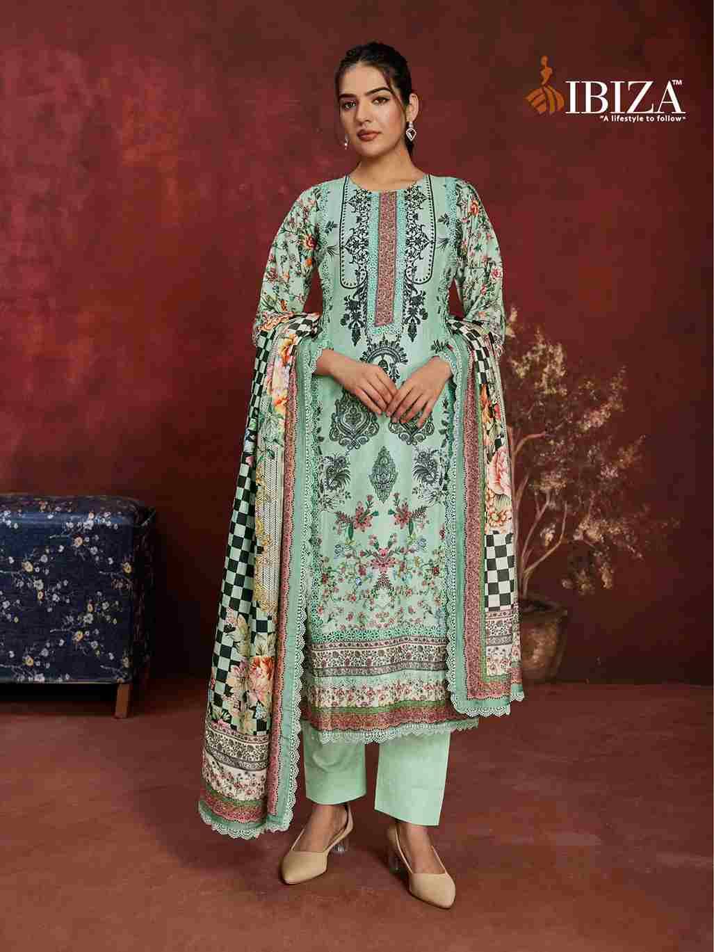 Riyasat Vol-9 By Ibiza 15948 To 15951 Series Designer Festive Suits Beautiful Fancy Stylish Colorful Party Wear & Occasional Wear Pure Bemberg Muslin Jacquard Dresses At Wholesale Price