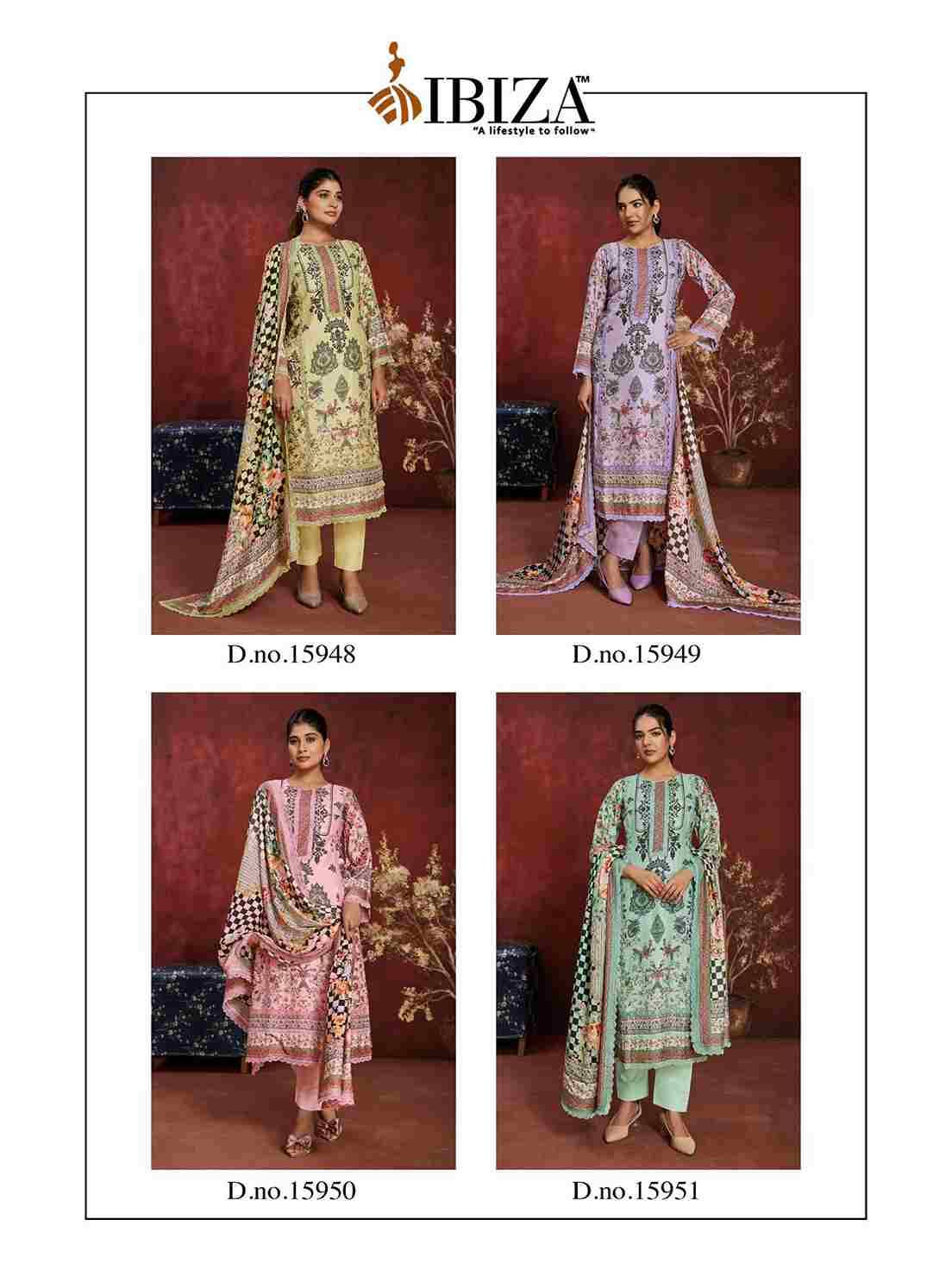 Riyasat Vol-9 By Ibiza 15948 To 15951 Series Designer Festive Suits Beautiful Fancy Stylish Colorful Party Wear & Occasional Wear Pure Bemberg Muslin Jacquard Dresses At Wholesale Price