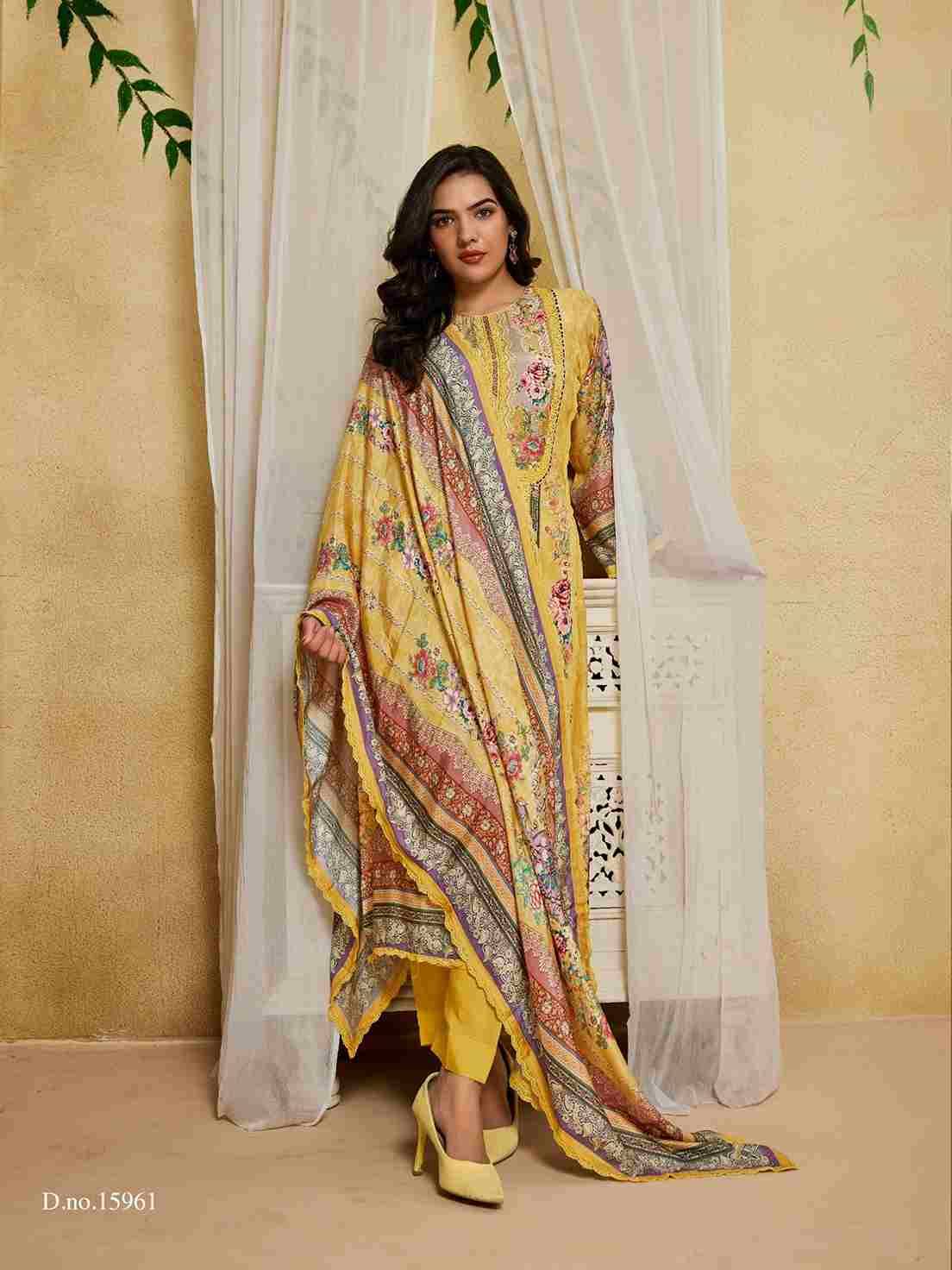 Mintra By Ibiza 15960 To 15963 Series Designer Festive Suits Beautiful Fancy Stylish Colorful Party Wear & Occasional Wear Pure Bemberg Muslin Dresses At Wholesale Price