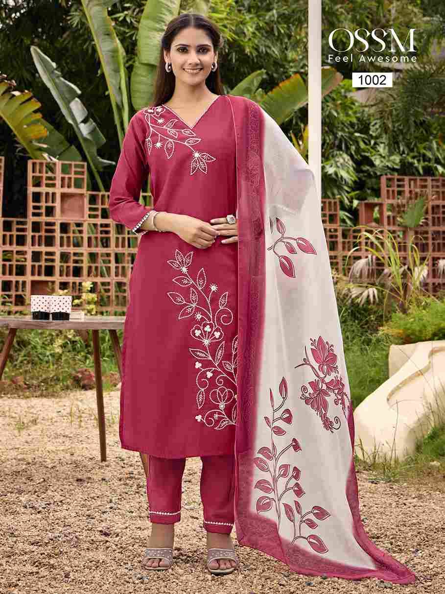 Noor By Ossm 101 To 106 Series Beautiful Festive Suits Colorful Stylish Fancy Casual Wear & Ethnic Wear Vertican Silk Dresses At Wholesale Price