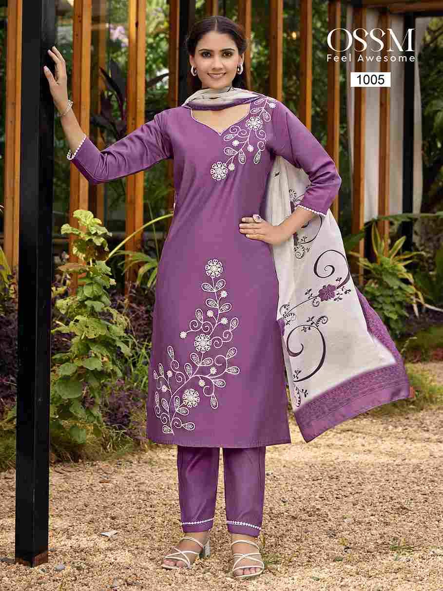 Noor By Ossm 101 To 106 Series Beautiful Festive Suits Colorful Stylish Fancy Casual Wear & Ethnic Wear Vertican Silk Dresses At Wholesale Price