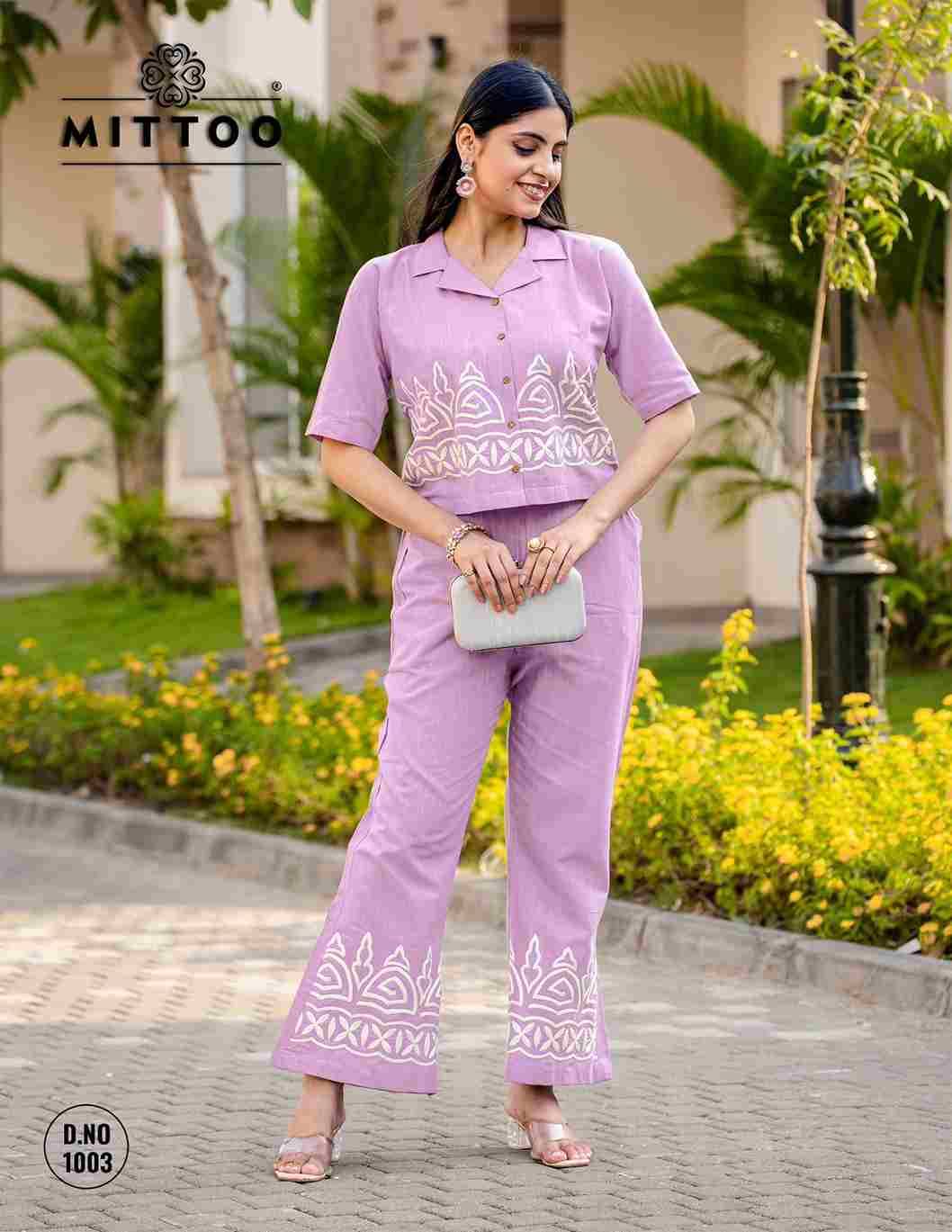 Ruby By Mittoo 1001 To 1006 Series Designer Stylish Fancy Colorful Beautiful Party Wear & Ethnic Wear Collection Cotton Slub Co-Ord At Wholesale Price