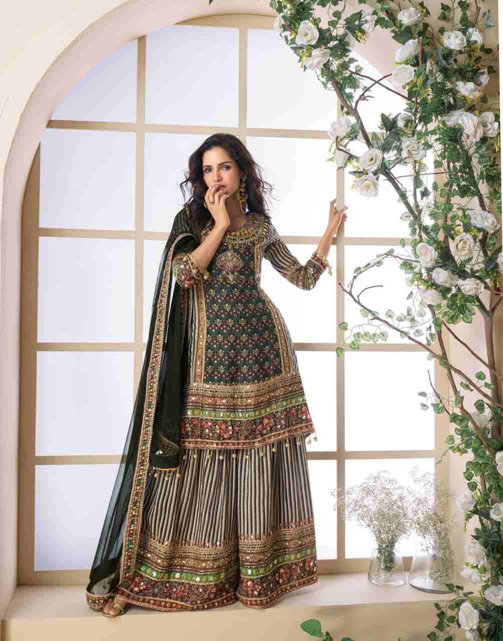 Pakeeza By Sayuri 5838 To 5840 Series Beautiful Sharara Suits Colorful Stylish Fancy Casual Wear & Ethnic Wear Viscose Silk Dresses At Wholesale Price