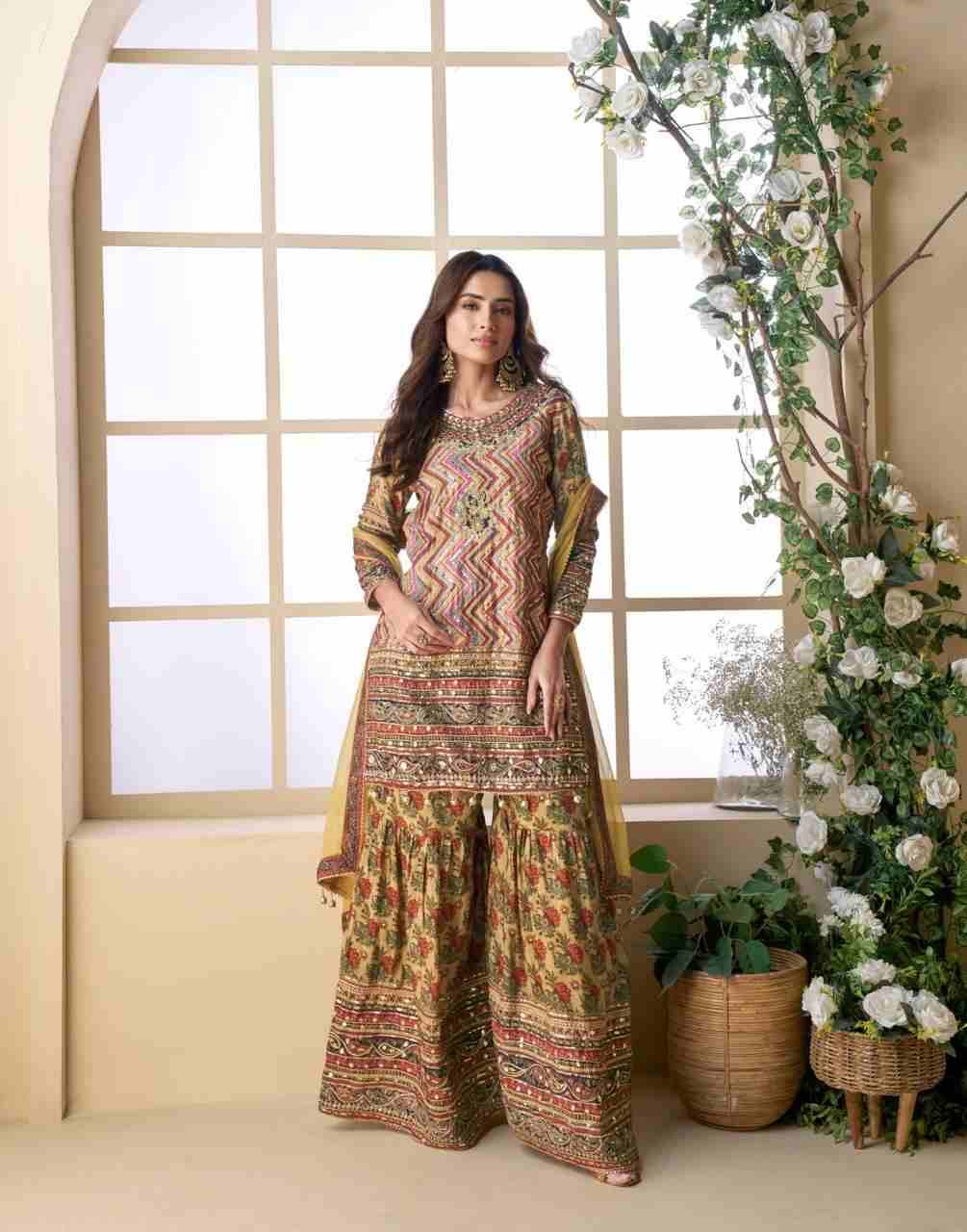 Pakeeza By Sayuri 5838 To 5840 Series Beautiful Sharara Suits Colorful Stylish Fancy Casual Wear & Ethnic Wear Viscose Silk Dresses At Wholesale Price