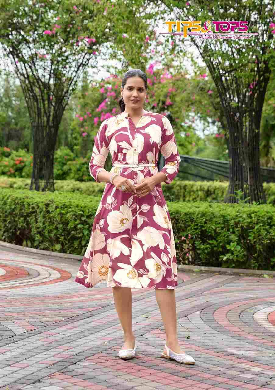 Mimi Vol-4 By Tips And Tops 4001 To 4006 Series Designer Stylish Fancy Colorful Beautiful Party Wear & Ethnic Wear Collection Heavy Rayon Kurtis At Wholesale Price