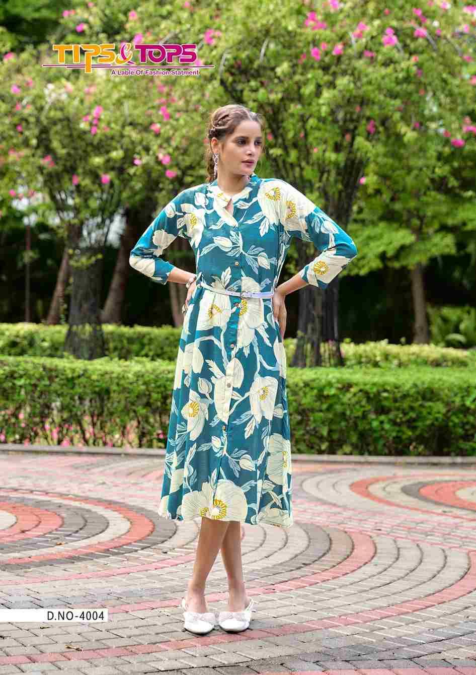 Mimi Vol-4 By Tips And Tops 4001 To 4006 Series Designer Stylish Fancy Colorful Beautiful Party Wear & Ethnic Wear Collection Heavy Rayon Kurtis At Wholesale Price