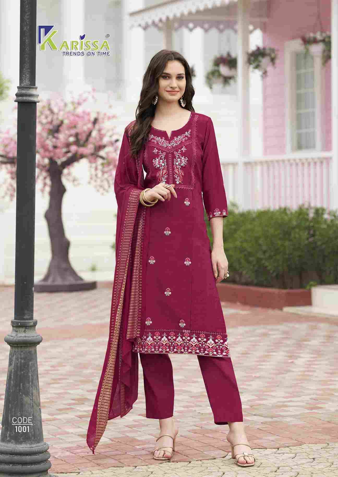 Joohi By Karissa 1001 To 1004 Series Designer Festive Suits Beautiful Fancy Stylish Colorful Party Wear & Occasional Wear Pure Viscose Embroidered Dresses At Wholesale Price