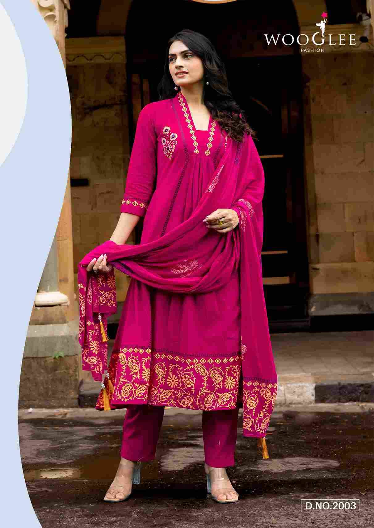 Tanya By Wooglee 2001 To 2004 Series Designer Festive Suits Beautiful Fancy Stylish Colorful Party Wear & Occasional Wear Pure Cotton Flex Dresses At Wholesale Price