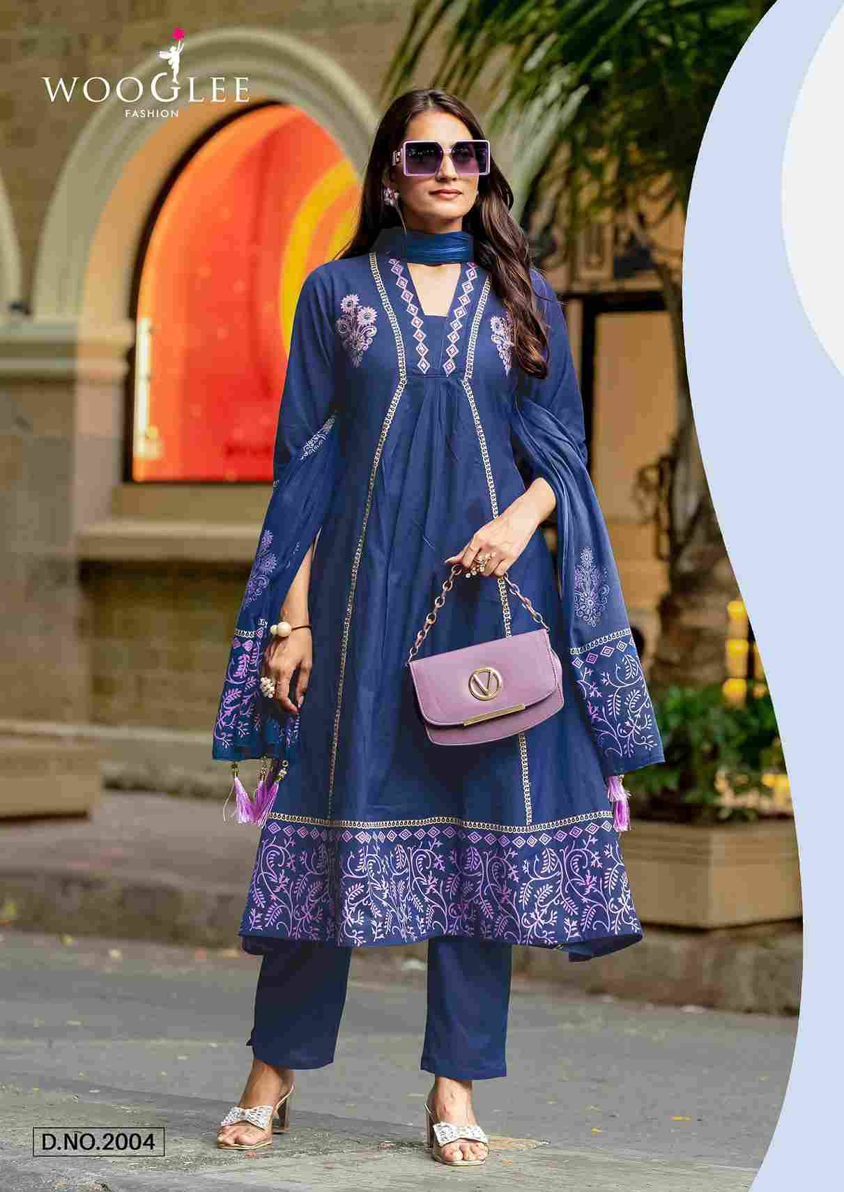 Tanya By Wooglee 2001 To 2004 Series Designer Festive Suits Beautiful Fancy Stylish Colorful Party Wear & Occasional Wear Pure Cotton Flex Dresses At Wholesale Price