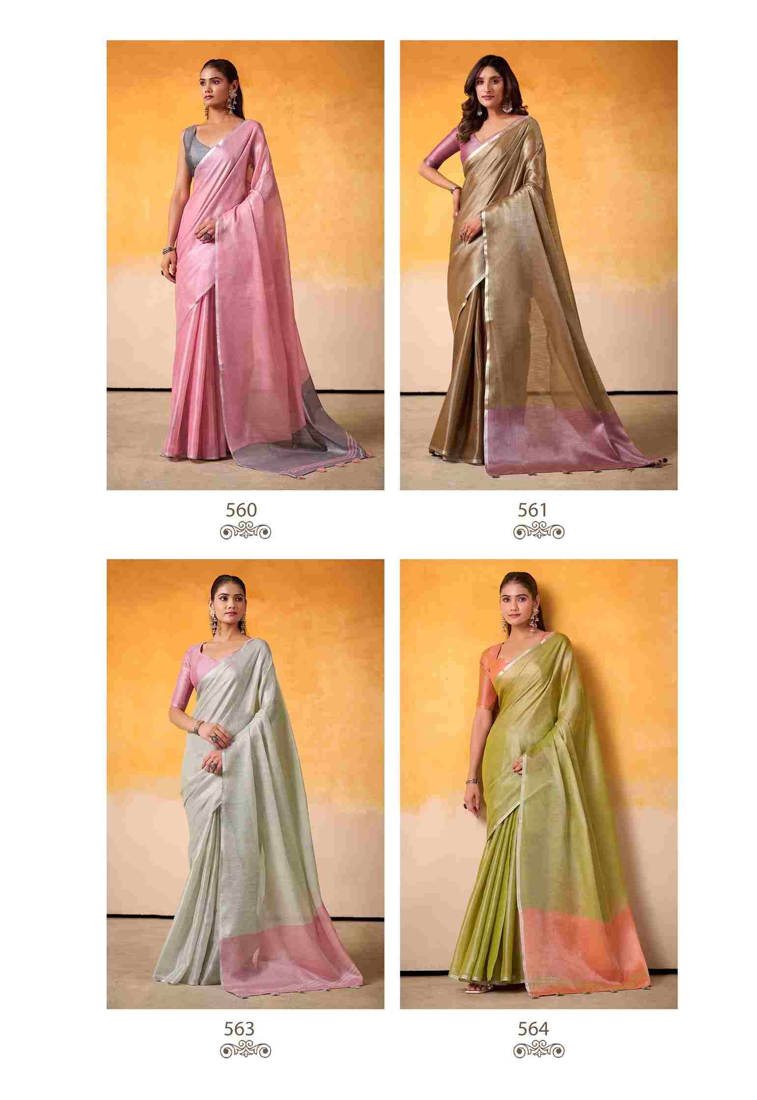 Anvika Light Edition By Rajpath 560 To 565 Series Indian Traditional Wear Collection Beautiful Stylish Fancy Colorful Party Wear & Occasional Wear Tissue Silk Sarees At Wholesale Price
