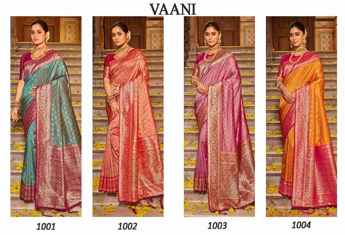 Vaani By Fashid Wholesale 1001 To 1004 Series Indian Traditional Wear Collection Beautiful Stylish Fancy Colorful Party Wear & Occasional Wear Banarasi Silk Sarees At Wholesale Price