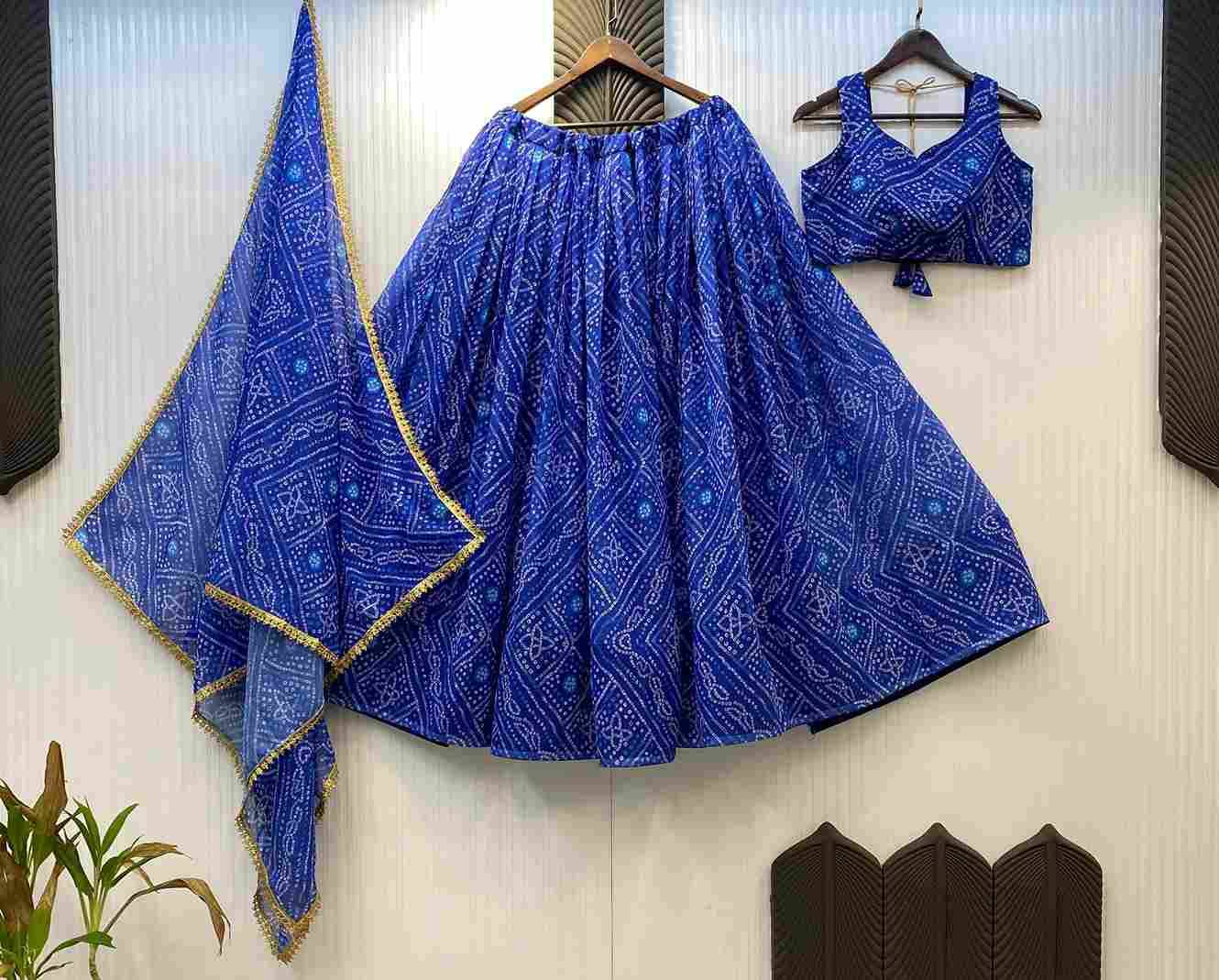 Le-637 By Fashid Wholesale 01 To 05 Designer Navratri Beautiful Collection Occasional Wear & Party Wear Georgette Printed Lehengas At Wholesale Price