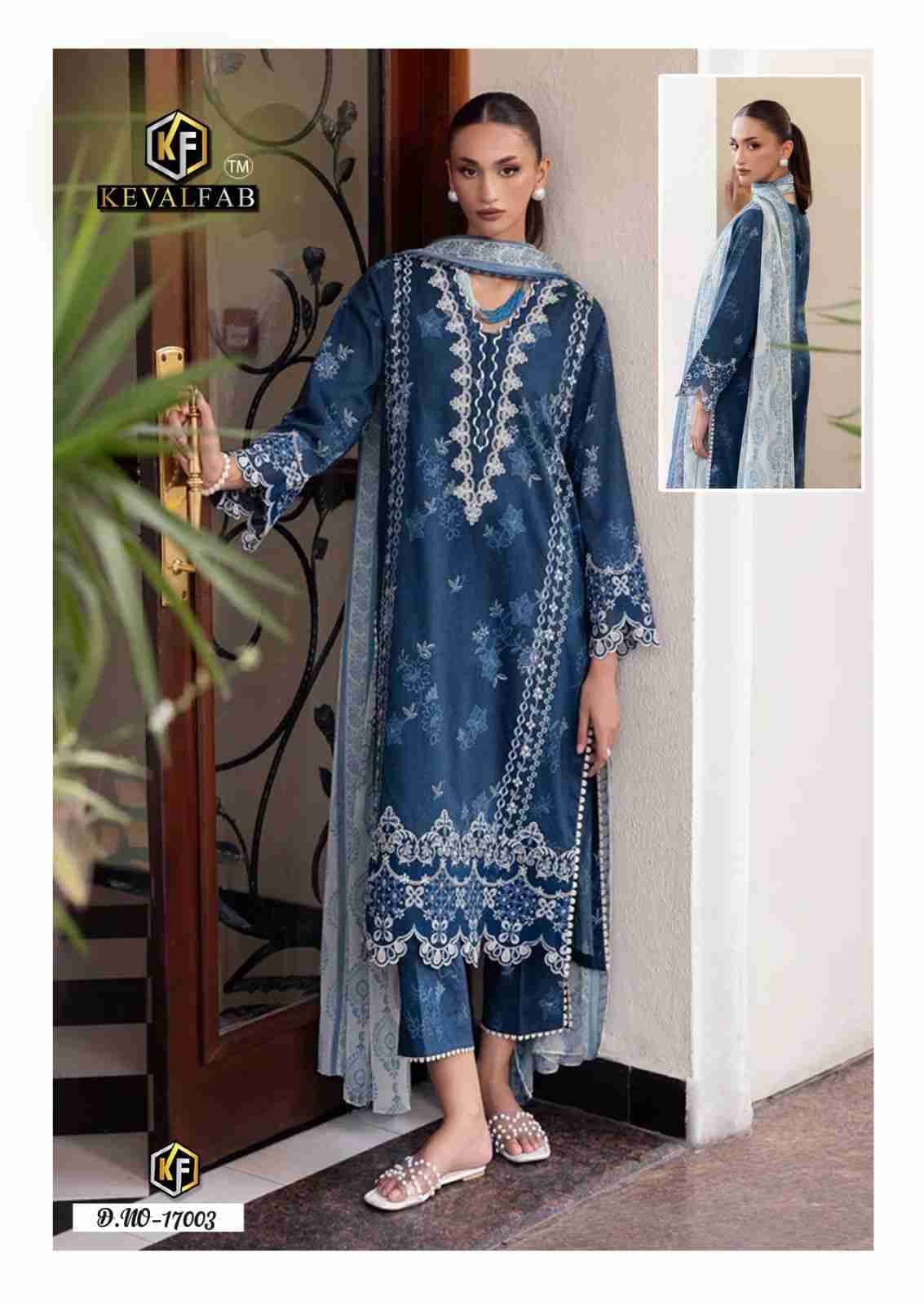Maryum And Maria Vol-17 By Keval Fab 17001 To 17006 Series Beautiful Stylish Festive Suits Fancy Colorful Casual Wear & Ethnic Wear & Ready To Wear Heavy Cotton Print Dresses At Wholesale Price