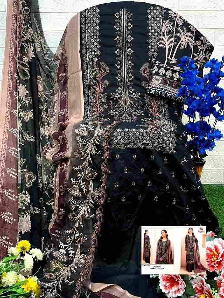 Chevron Summer Collection By Aasha Designer 1065-A To 1065-E Series Beautiful Pakistani Suits Stylish Fancy Colorful Party Wear & Occasional Wear Pure Cotton Print Dresses At Wholesale Price