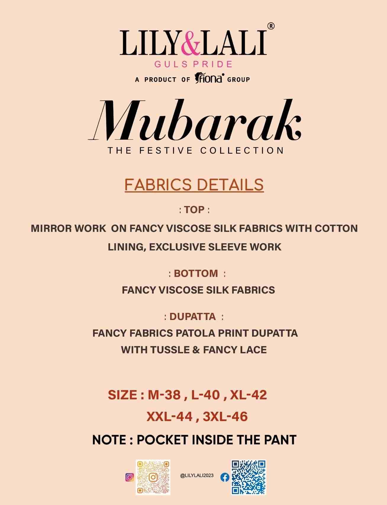 Mubarak By Lily And Lali 27101 To 27104 Series Beautiful Festive Suits Colorful Stylish Fancy Casual Wear & Ethnic Wear Viscose Silk Embroidery Dresses At Wholesale Price