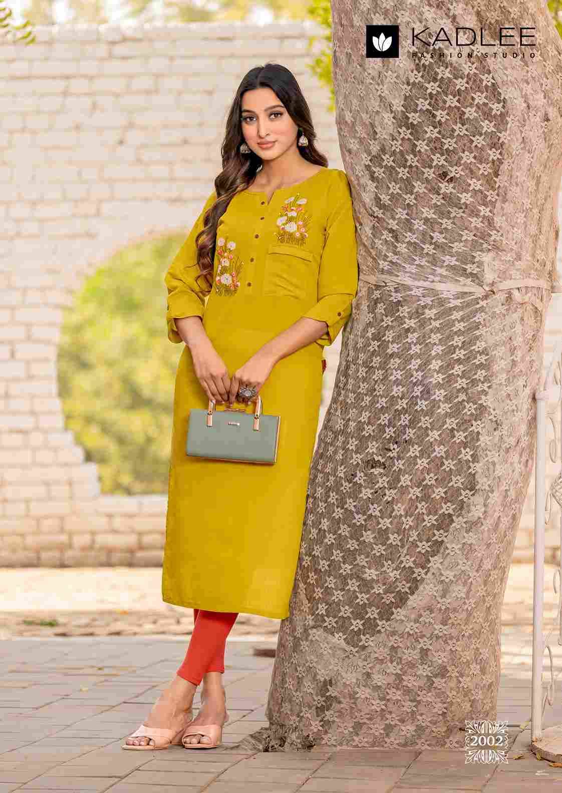 Sumer By Kadlee 2001 To 2006 Series Beautiful Stylish Fancy Colorful Casual Wear & Ethnic Wear Heavy Rayon Kurtis At Wholesale Price