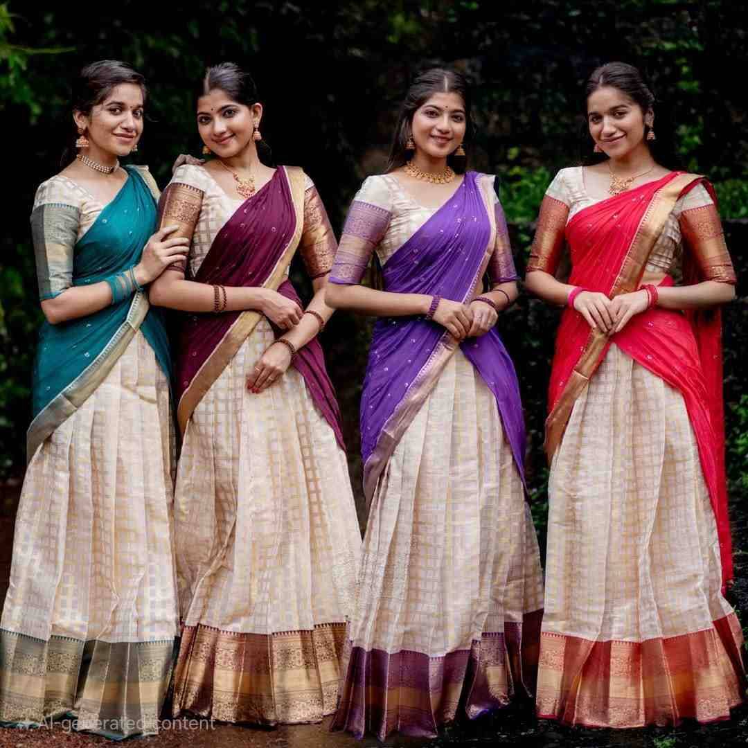 Pv Lehenga Vol-31b By Fashid Wholesale 01 To 04 Series Designer Beautiful Collection Occasional Wear & Party Wear Kanjivaram Silk Lehengas At Wholesale Price