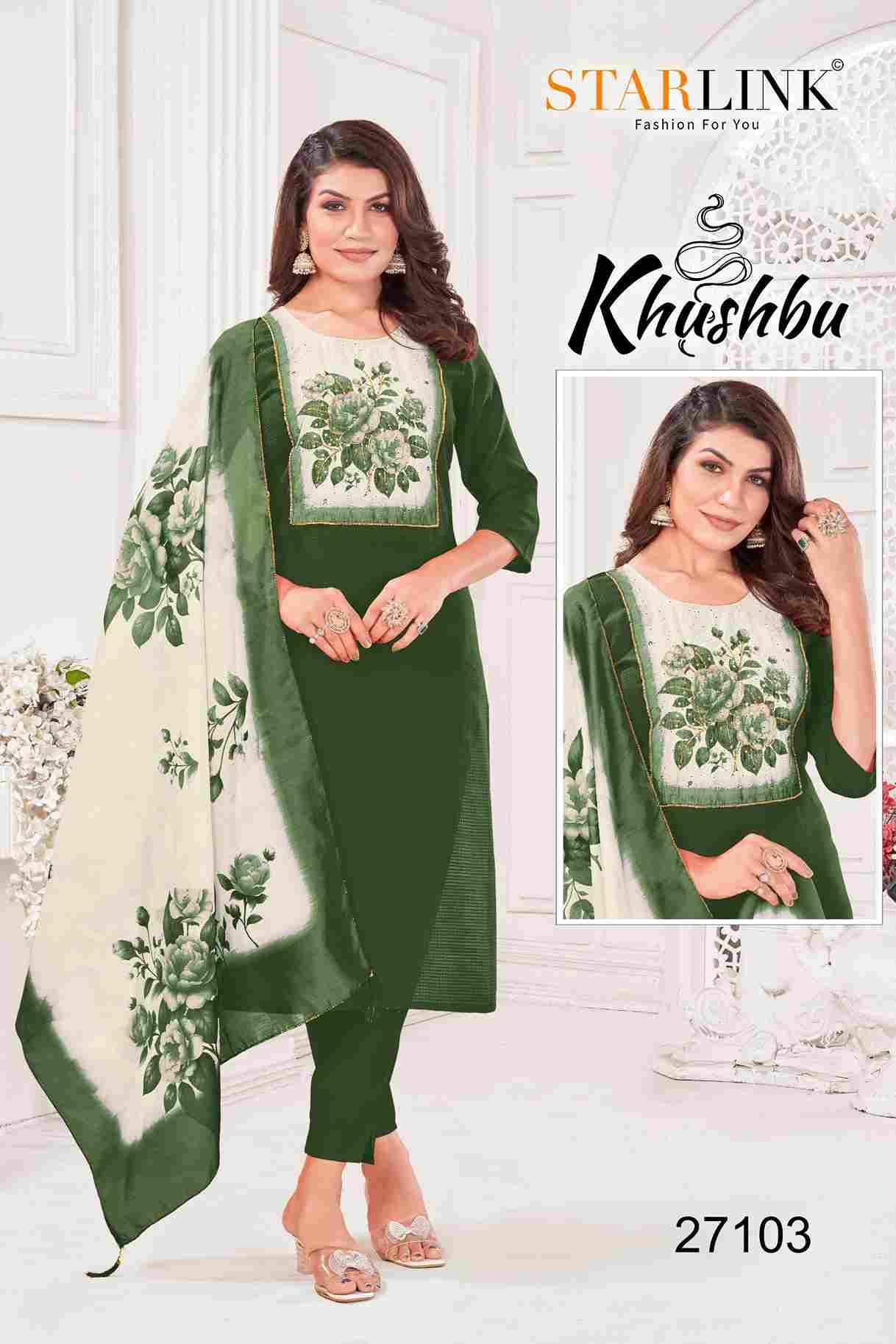 Khushbu By Starlink 27101 To 27112 Series Festive Traditional Wear Collection Beautiful Stylish Fancy Colorful Party Wear & Occasional Wear Fancy Dresses At Wholesale Price