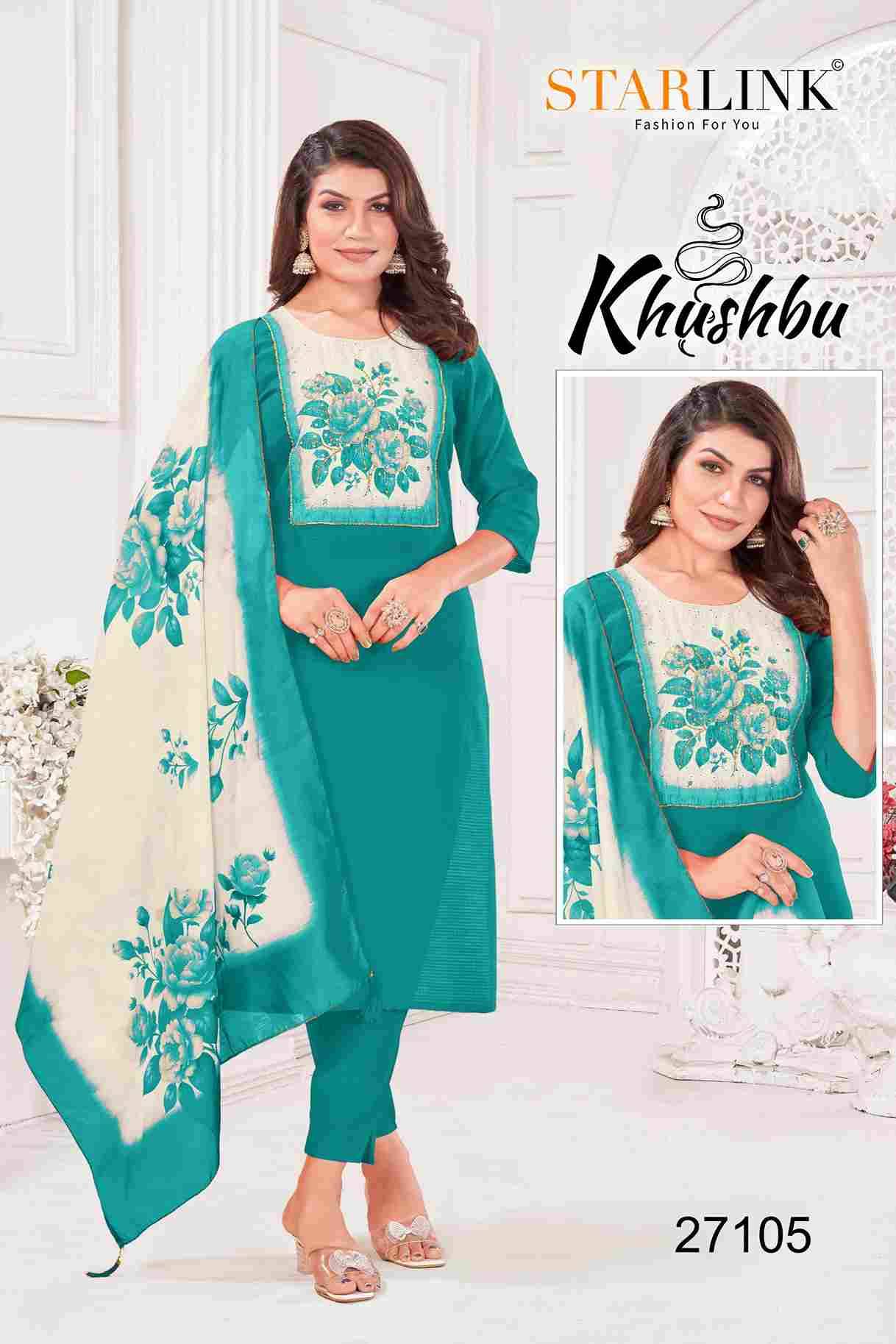 Khushbu By Starlink 27101 To 27112 Series Festive Traditional Wear Collection Beautiful Stylish Fancy Colorful Party Wear & Occasional Wear Fancy Dresses At Wholesale Price