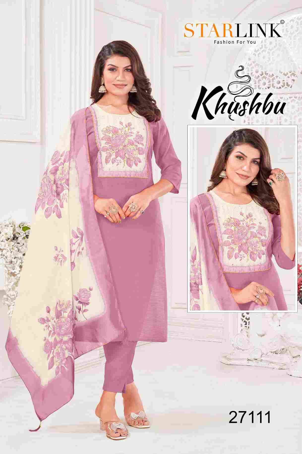 Khushbu By Starlink 27101 To 27112 Series Festive Traditional Wear Collection Beautiful Stylish Fancy Colorful Party Wear & Occasional Wear Fancy Dresses At Wholesale Price
