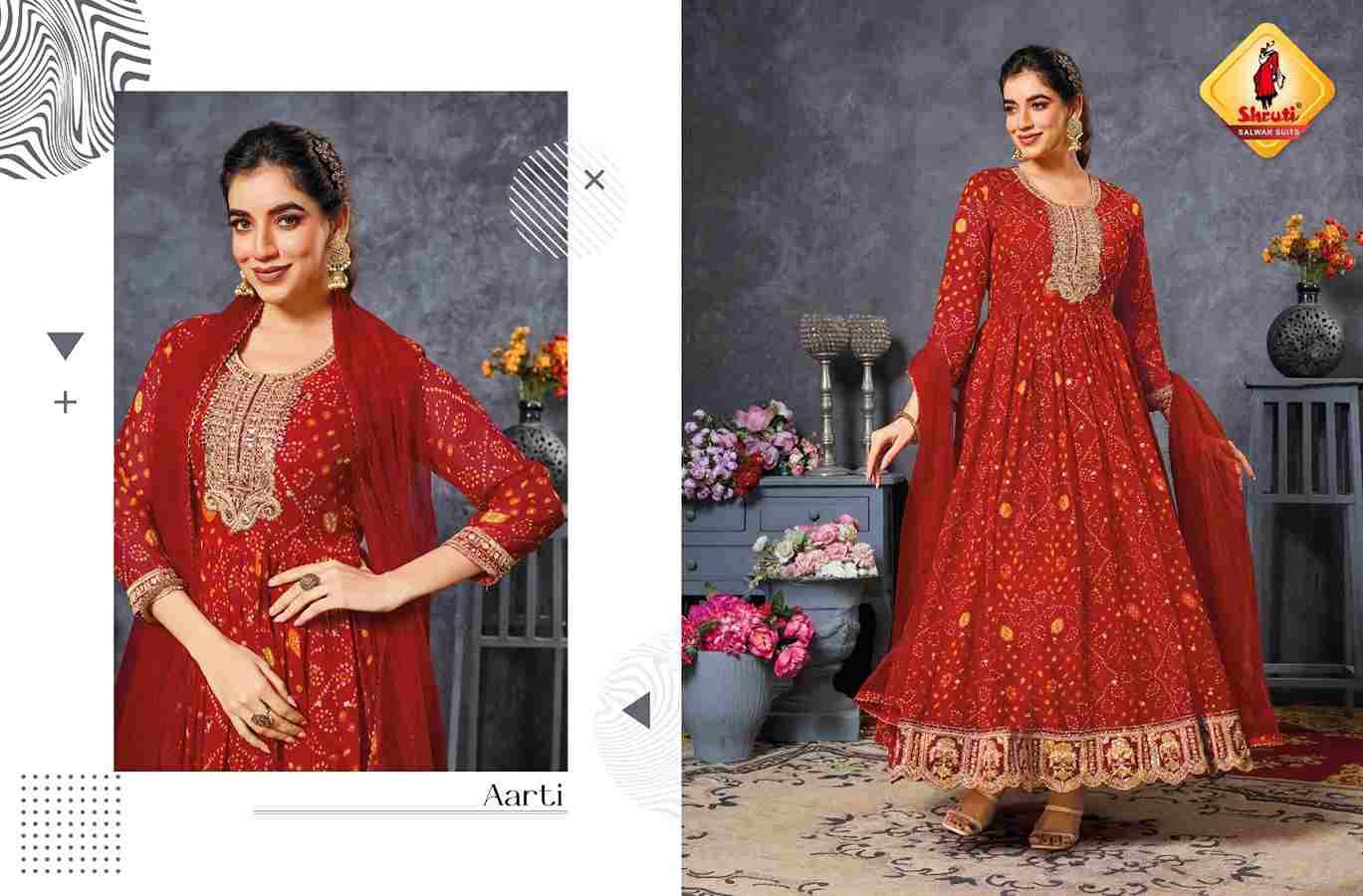Sajawat Vol-2 By Shruti 101 To 103 Series Beautiful Stylish Fancy Colorful Casual Wear & Ethnic Wear Soft Georgette Gowns With Dupatta At Wholesale Price