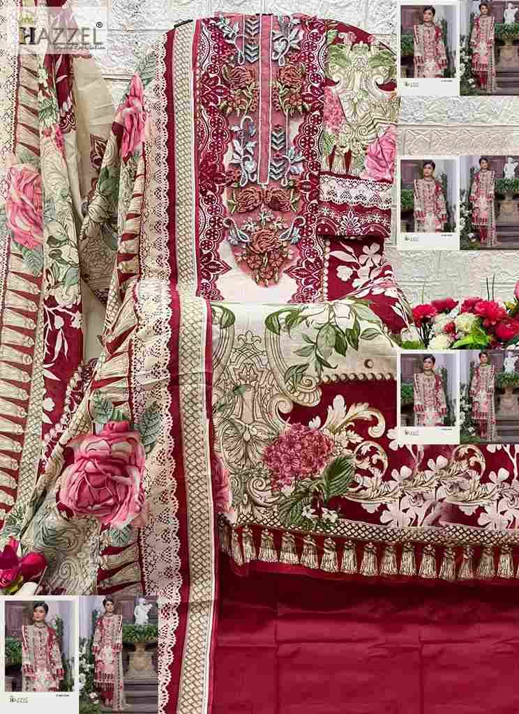Hazzel Hit Design 0344 By Hazzel Beautiful Pakistani Suits Stylish Fancy Colorful Party Wear & Occasional Wear Pure Cotton Embroidery Dresses At Wholesale Price