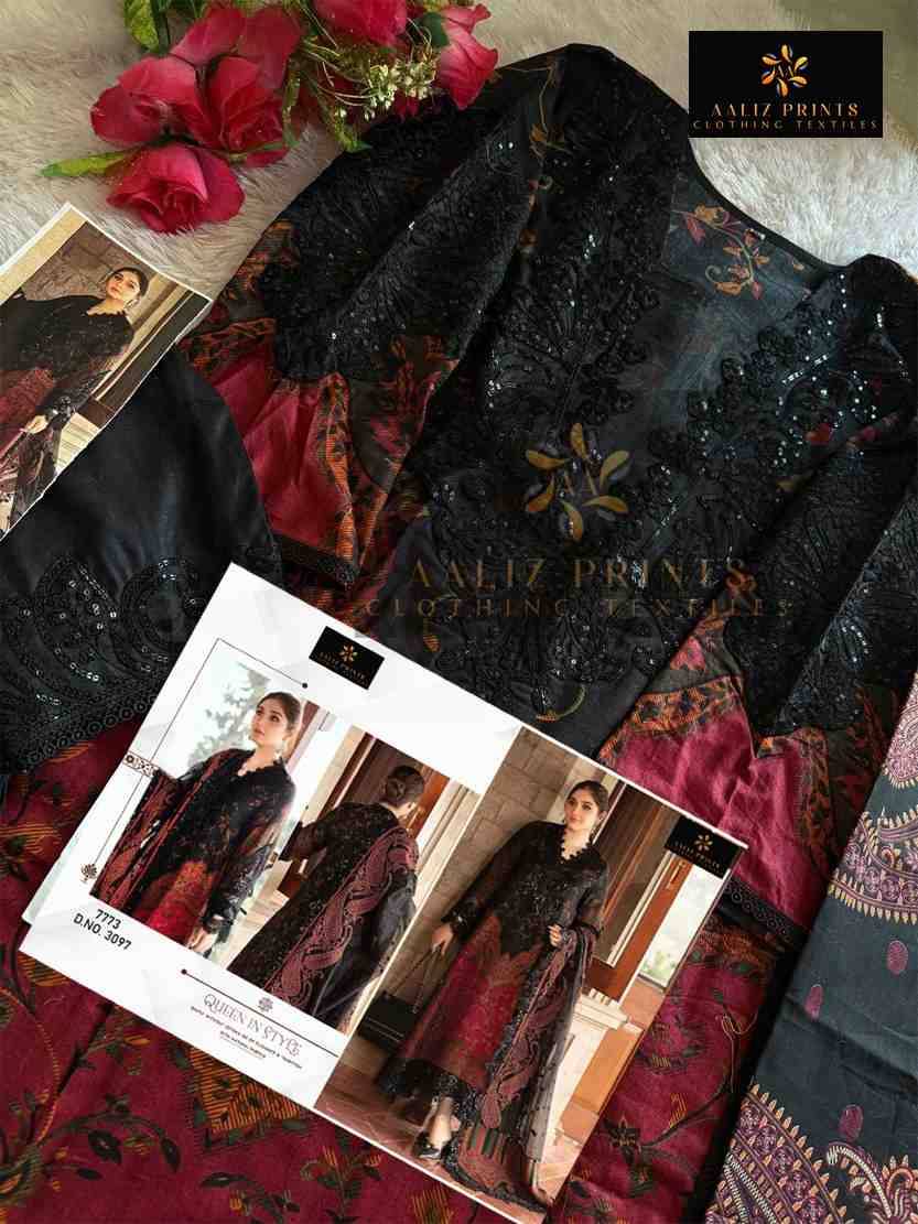 Aaliz 3097 Colours By Aaliz Prints 3097-A To 3097-B Series Beautiful Festive Pakistani Suits Stylish Fancy Colorful Casual Wear & Ethnic Wear Pure Cotton Digital Print Dresses At Wholesale Price