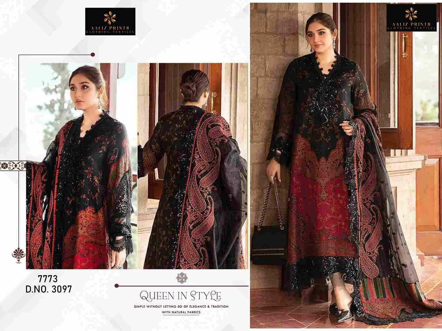 Aaliz 3097 Colours By Aaliz Prints 3097-A To 3097-B Series Beautiful Festive Pakistani Suits Stylish Fancy Colorful Casual Wear & Ethnic Wear Pure Cotton Digital Print Dresses At Wholesale Price